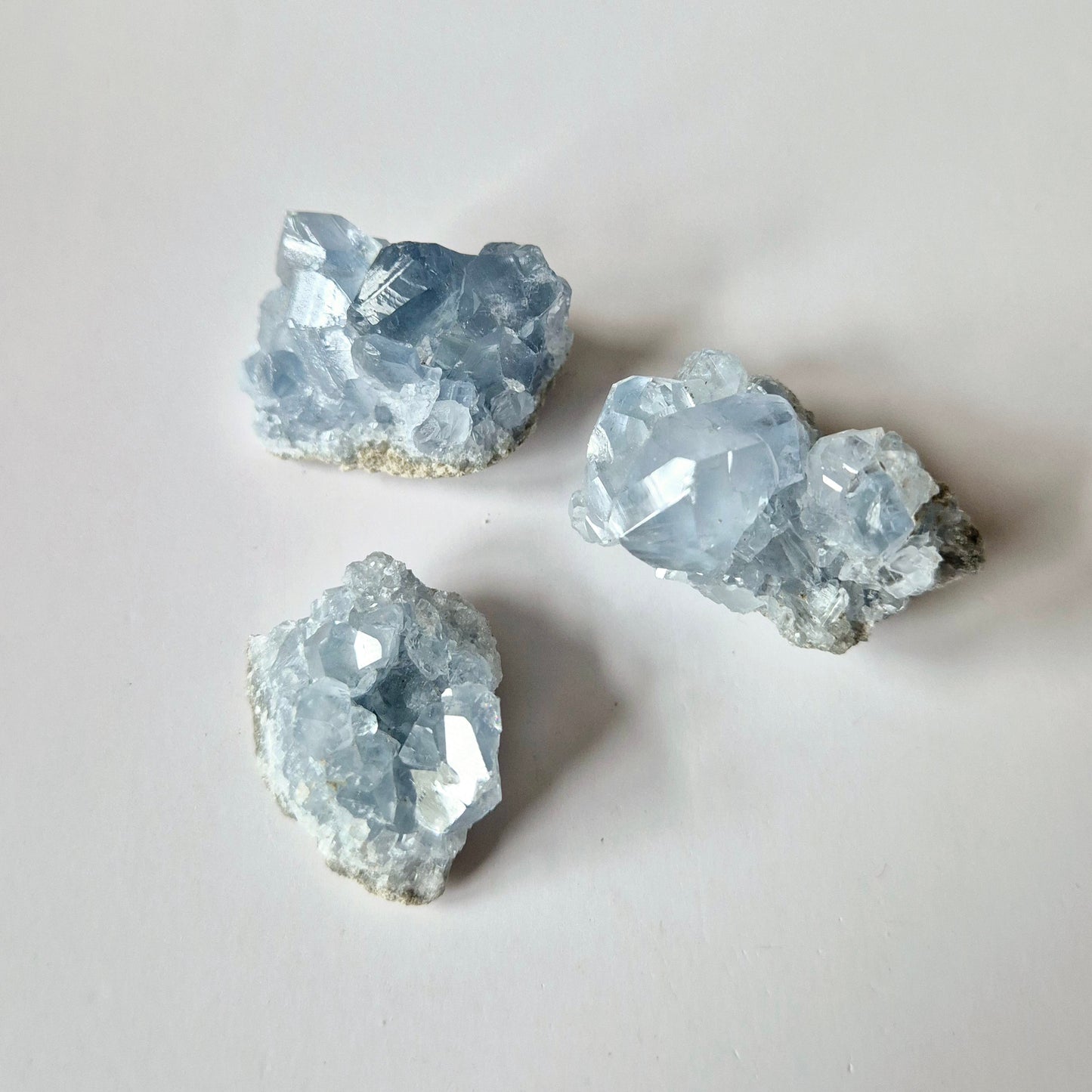 Celestien Ruwe Stukken Clusters (Celestite)