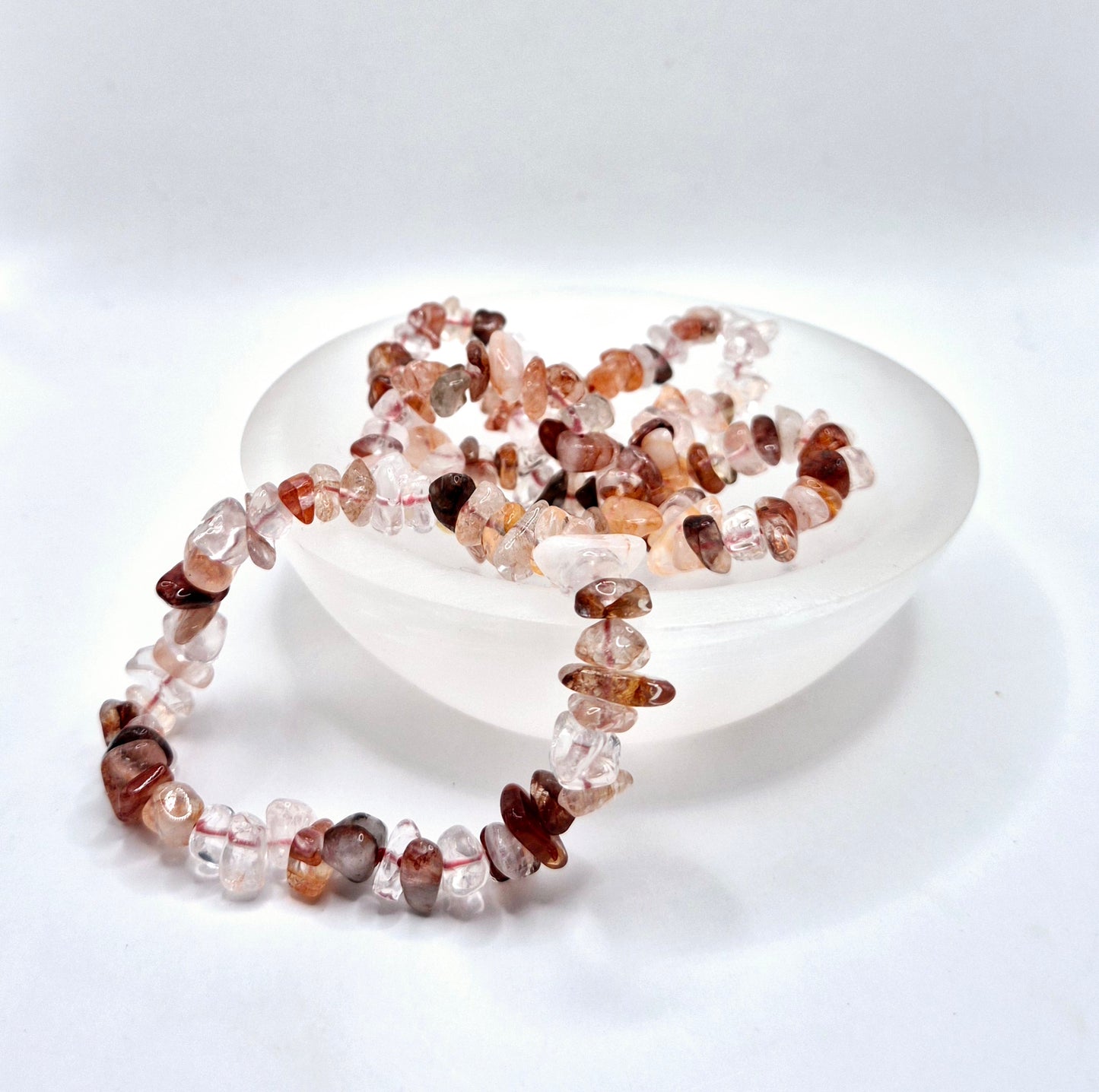 Kristallen Edelsteen Armband Fire Quartz - 19 cm (vuurkwarts)