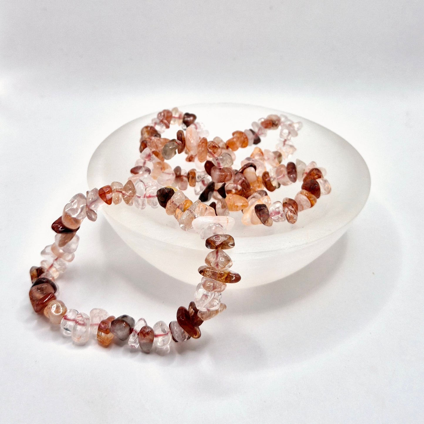Kristallen Edelsteen Armband Fire Quartz - 19 cm (vuurkwarts)