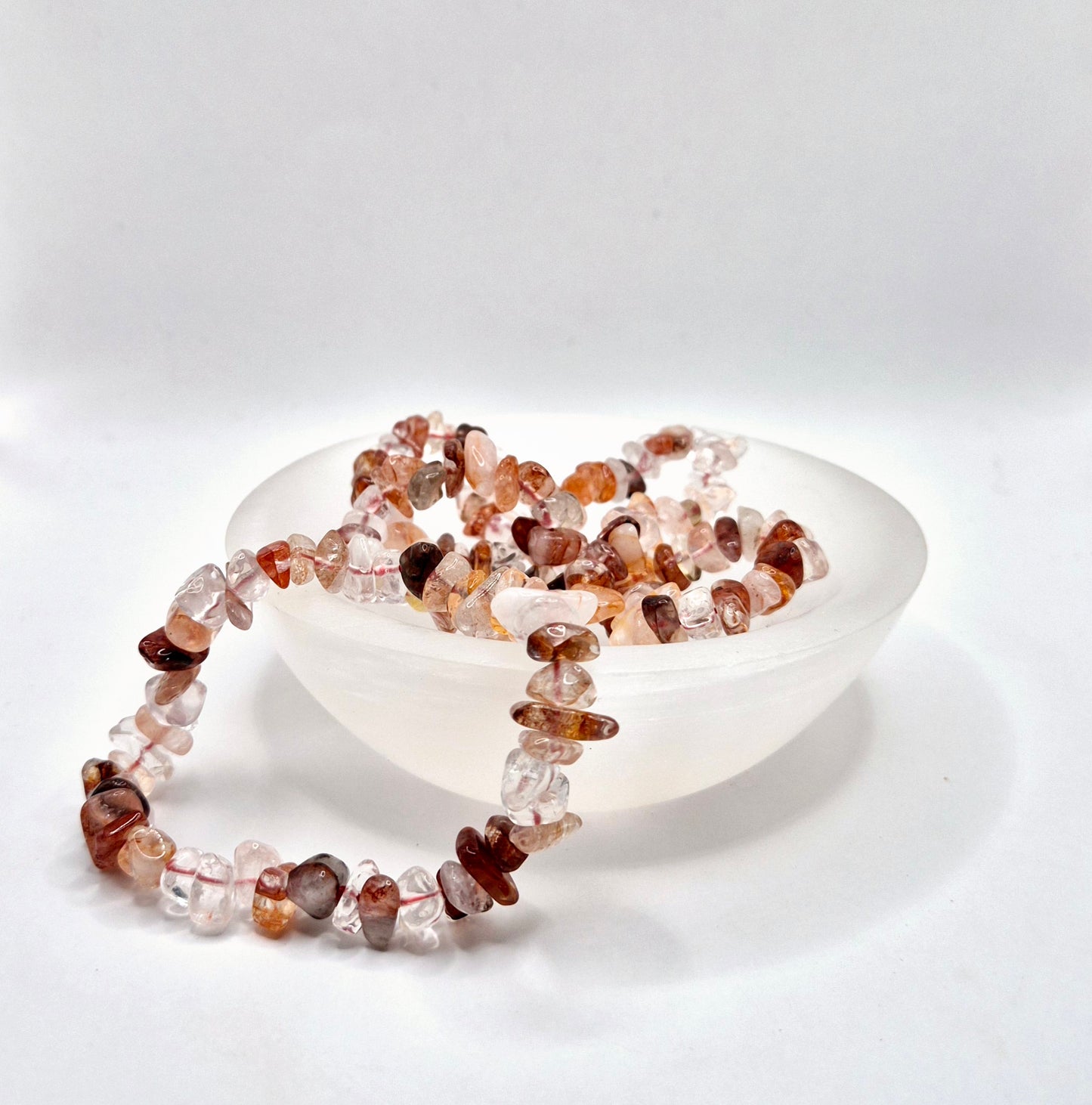Kristallen Edelsteen Armband Fire Quartz - 19 cm (vuurkwarts)
