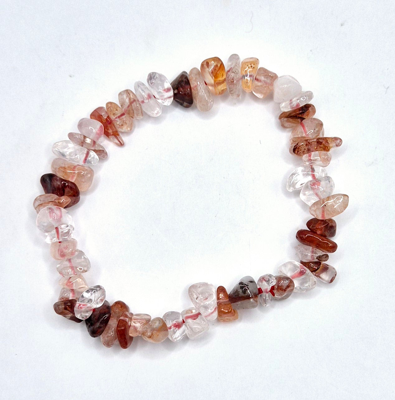 Kristallen Edelsteen Armband Fire Quartz - 19 cm (vuurkwarts)