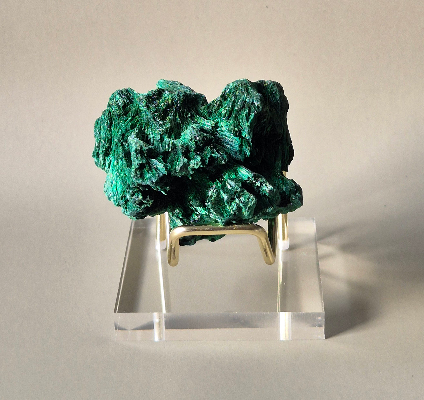 Velvet Malachite - Ruw Malachiet Edelsteen Stuk C. 68 gram