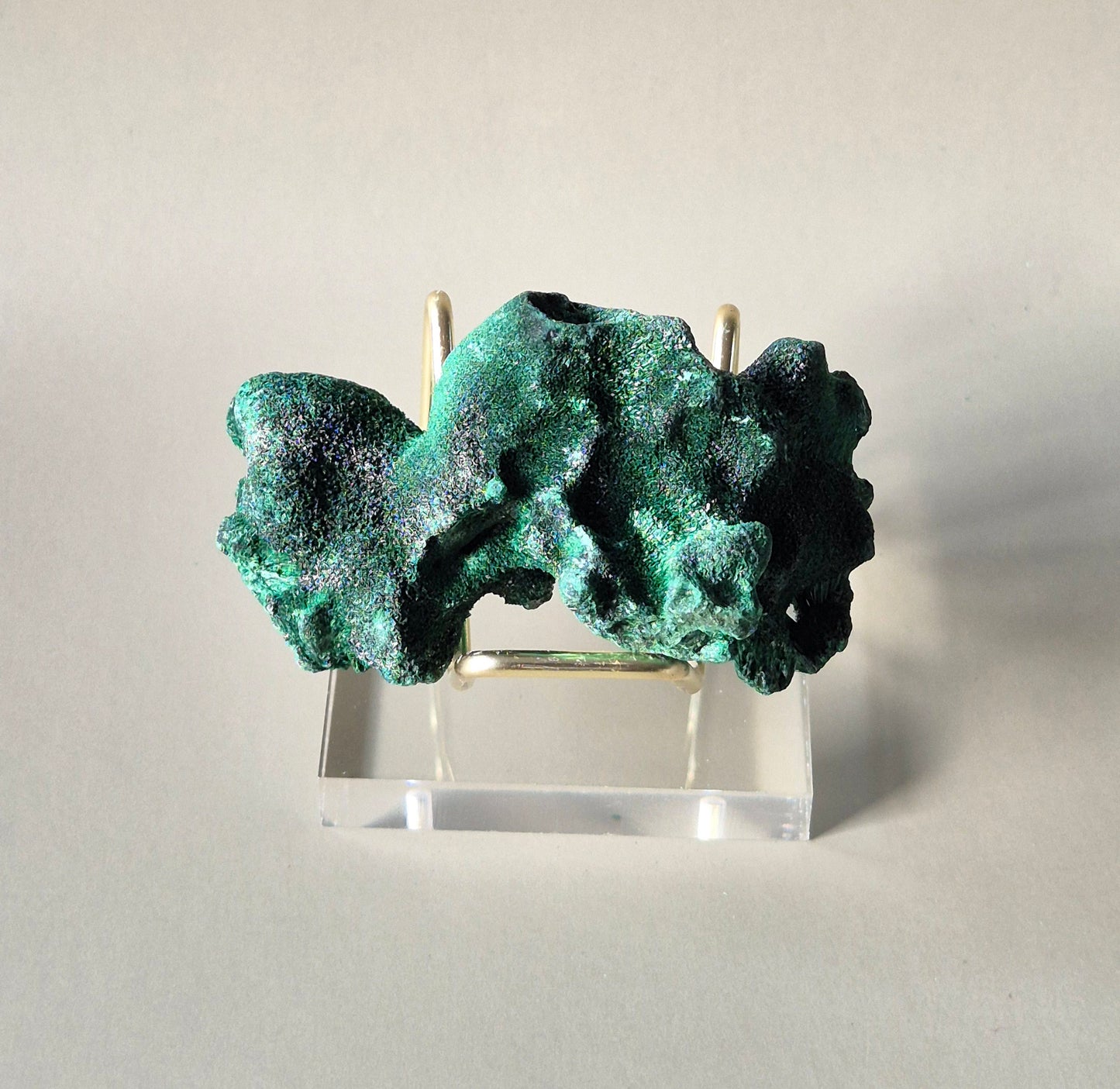 Velvet Malachite - Ruw Malachiet Edelsteen Stuk F. 64gr.