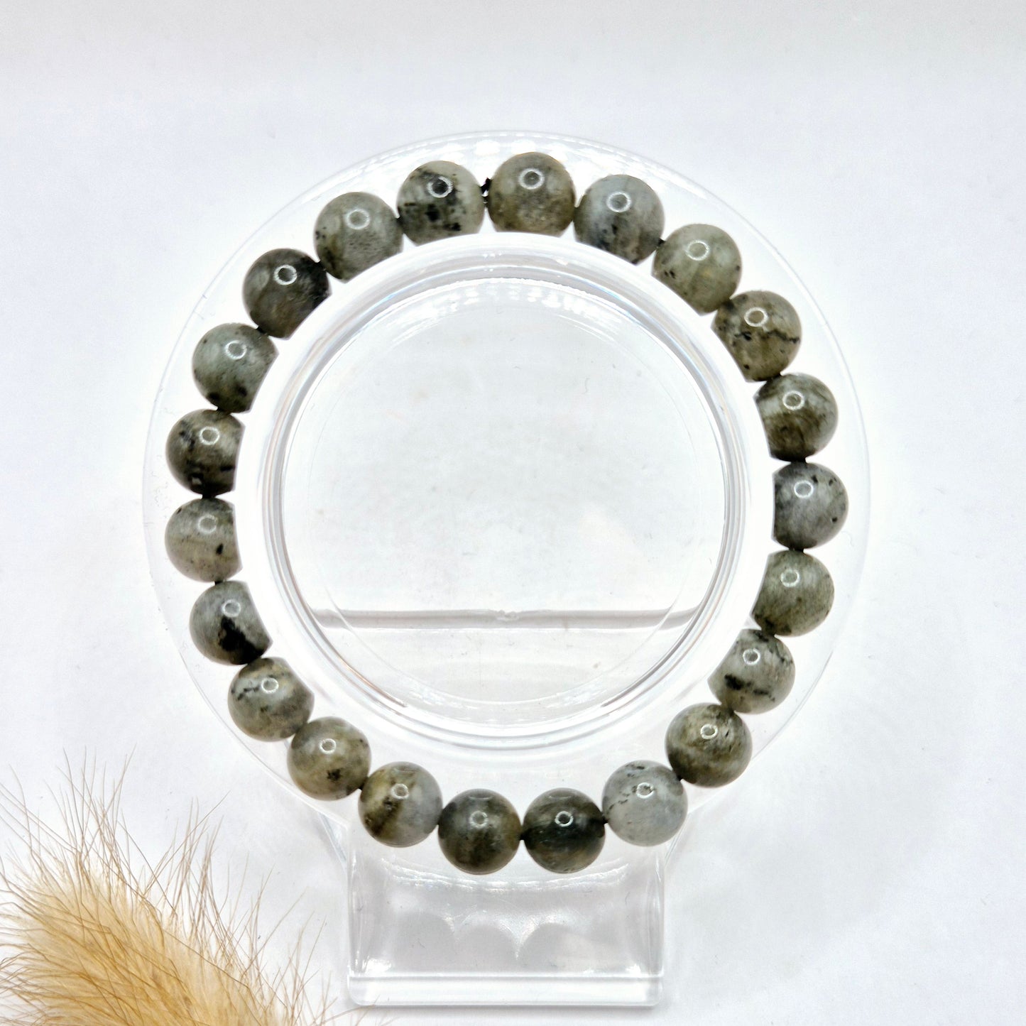Gemstone bracelet with 8mm beads - Red Tiger Eye