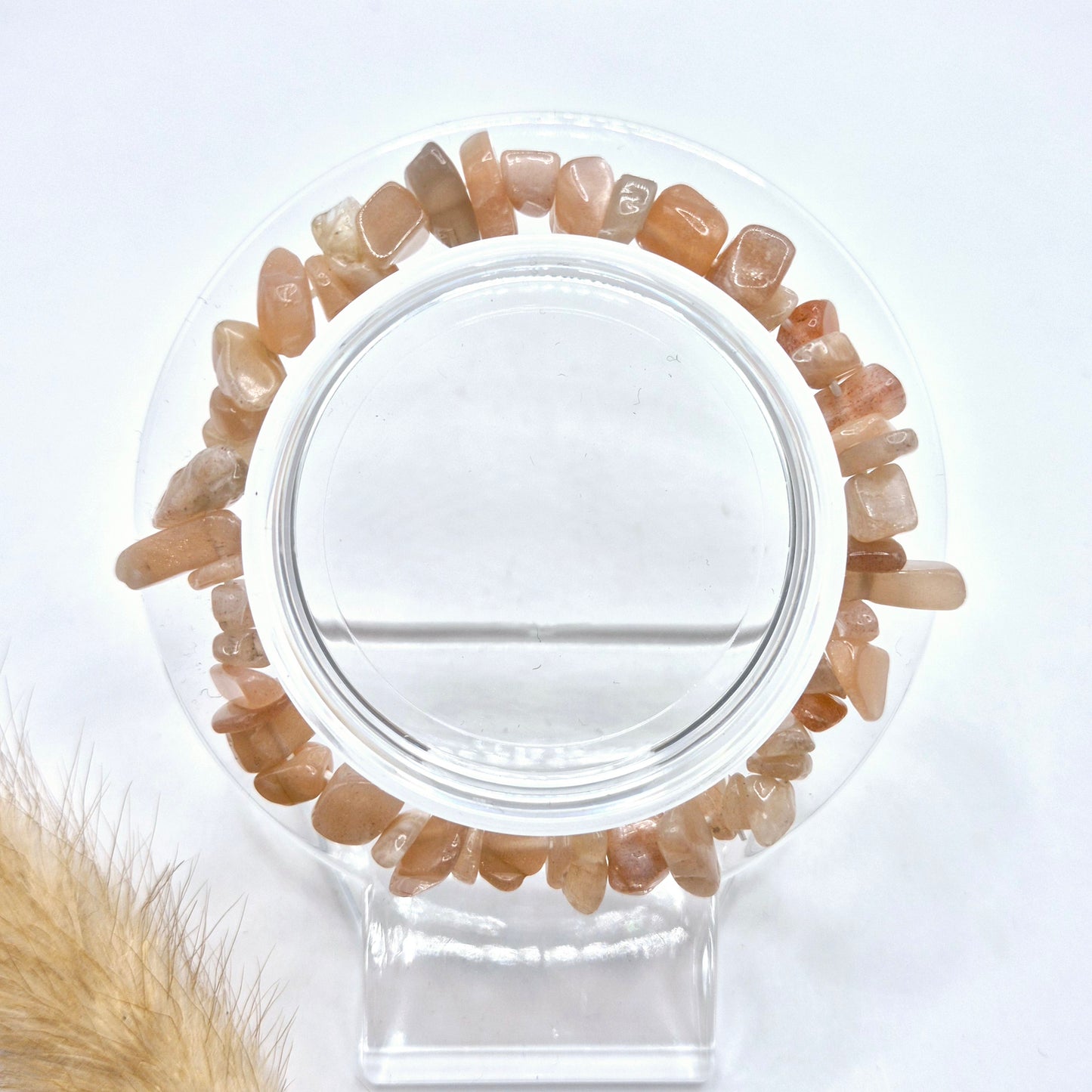 Sunstone Edelsteen Chips Armband – Vreugde, Zelfexpressie & Levensenergie
