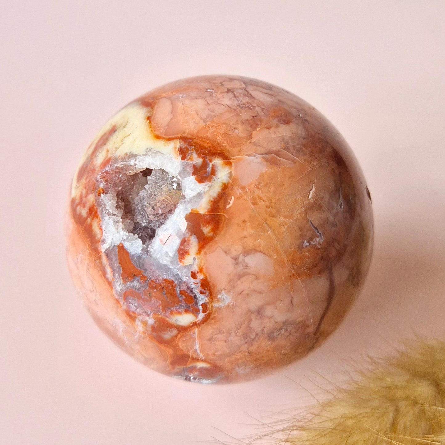 Crystal Gemstone Ball Amethyst sphere 40mm