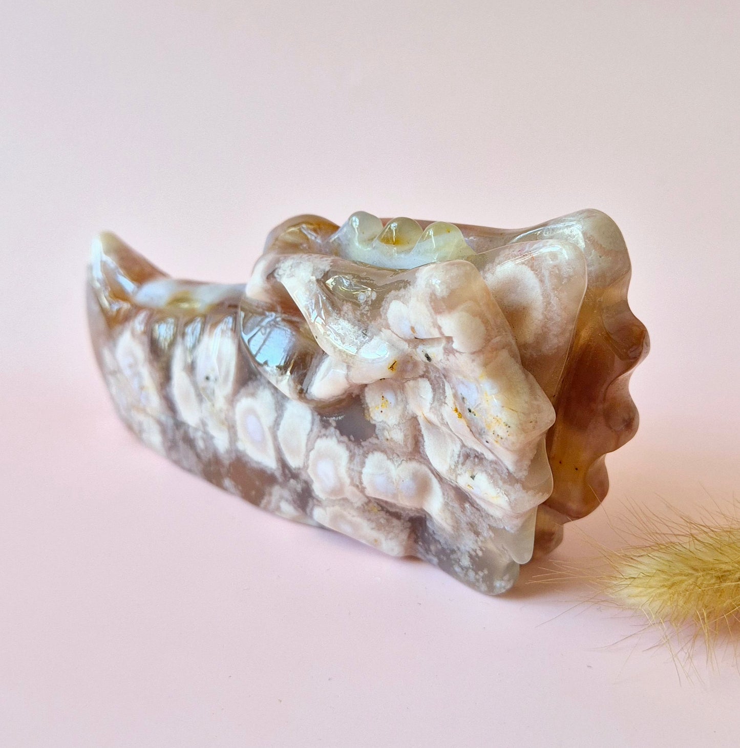 Gemstone Purple Mica Dragon Skull | Mysticism, Intuition & Powerful Protection Dragon Skull