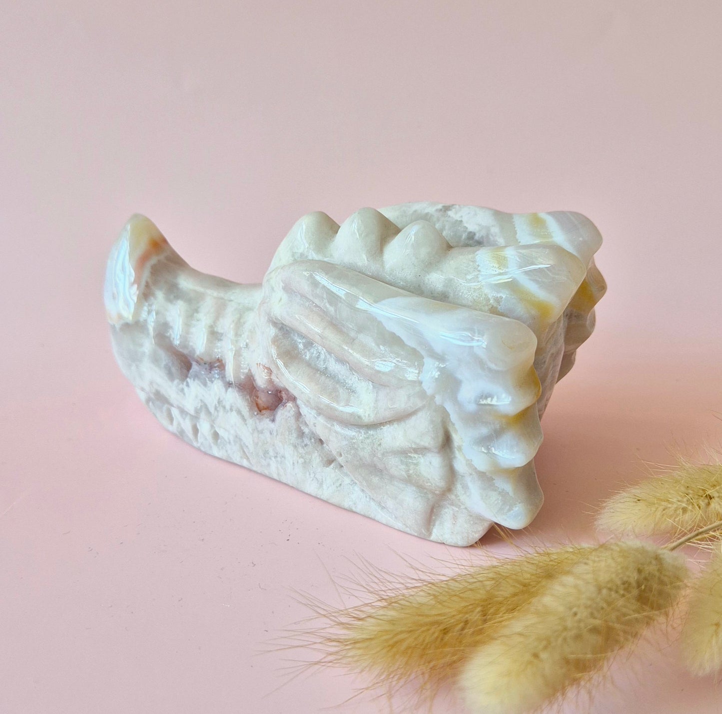 Gemstone Purple Mica Dragon Skull | Mysticism, Intuition & Powerful Protection Dragon Skull