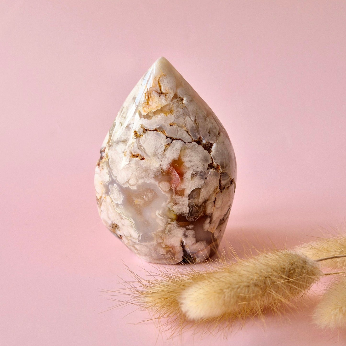 Druzy Roze Amethist Freeforms & Flames – Magische Zachte Energie