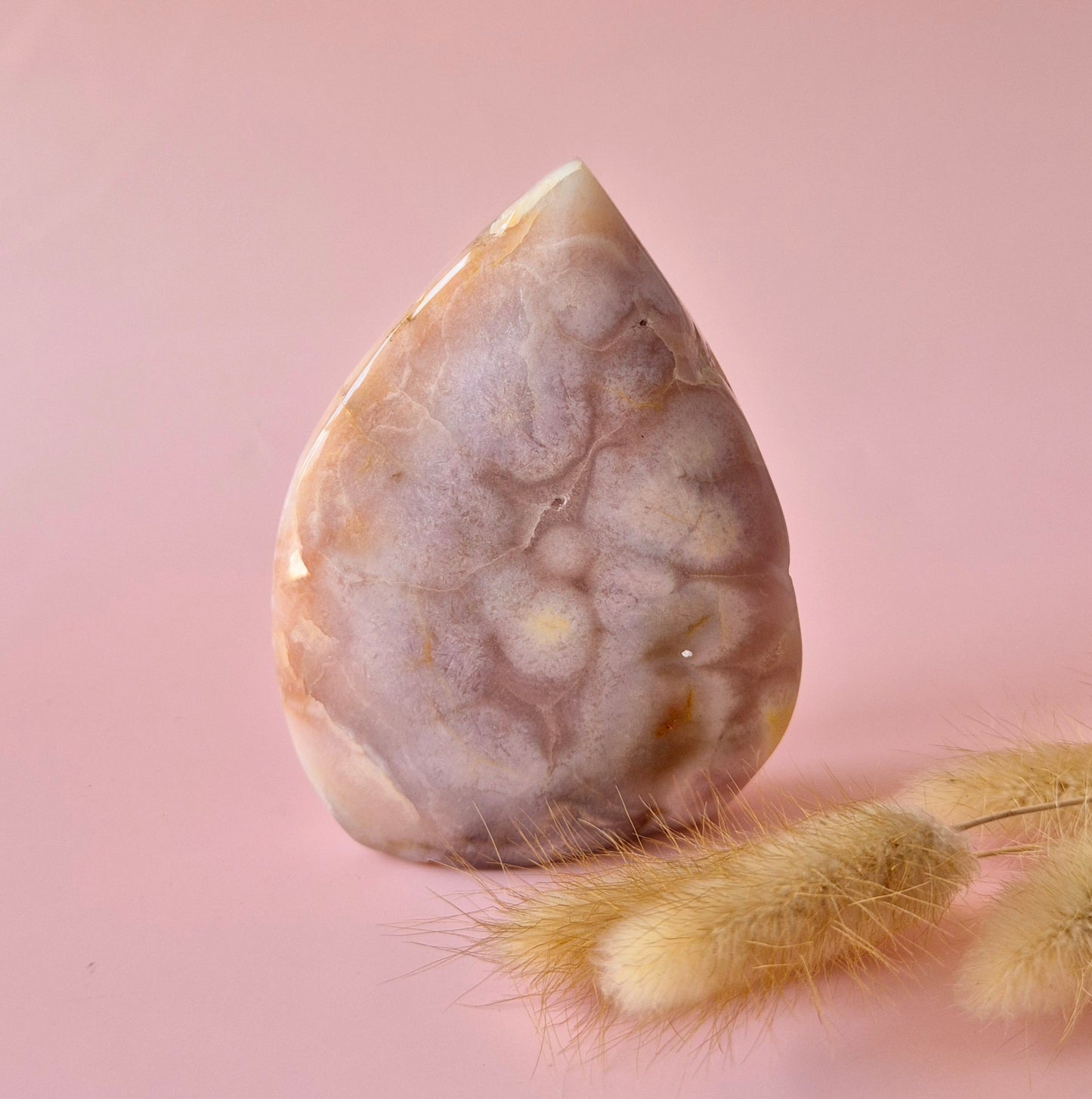 Druzy Roze Amethist Freeforms & Flames – Magische Zachte Energie