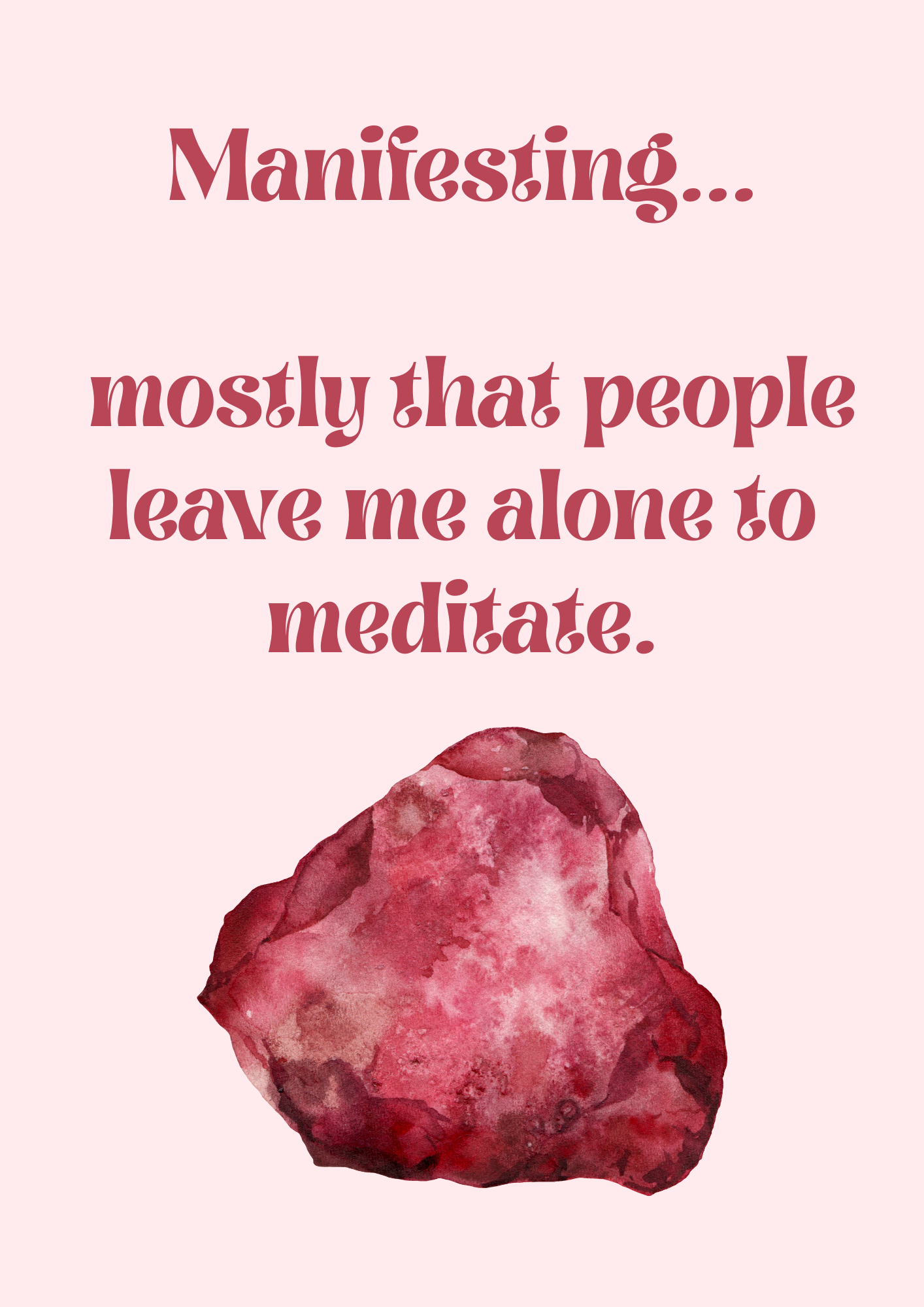 Perfect for Christmas Gifts! A4 Crystal-Inspired Quote Poster – Manifesting...
