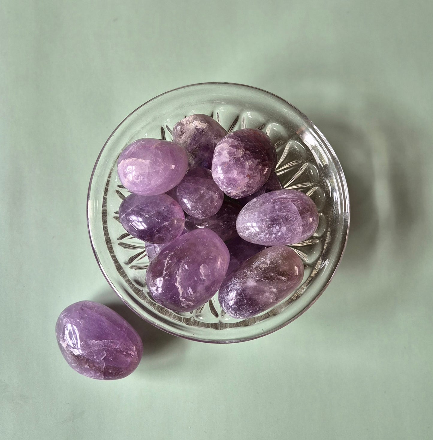Crystal Amethist Tumbled Gemstone 3-5cm