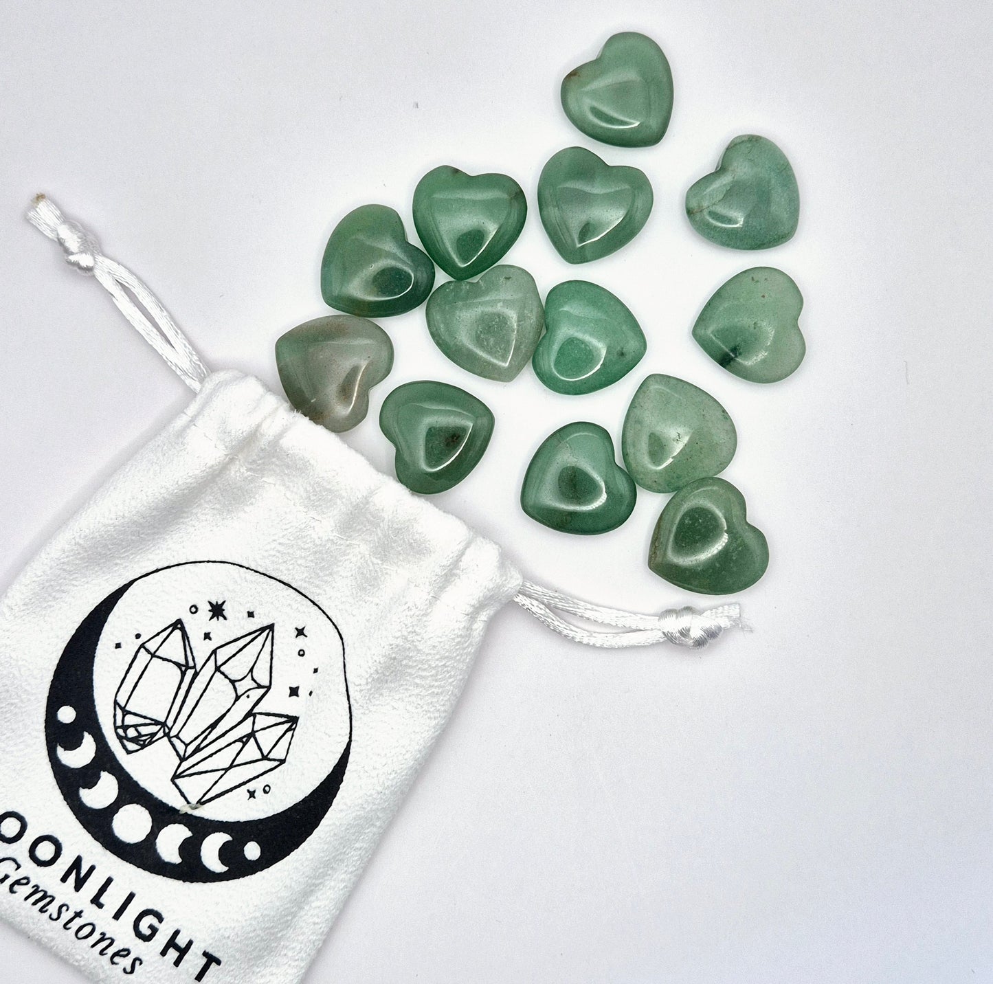 Mini-Herz - Grüner Aventurin Taschenstein Handschmeichler