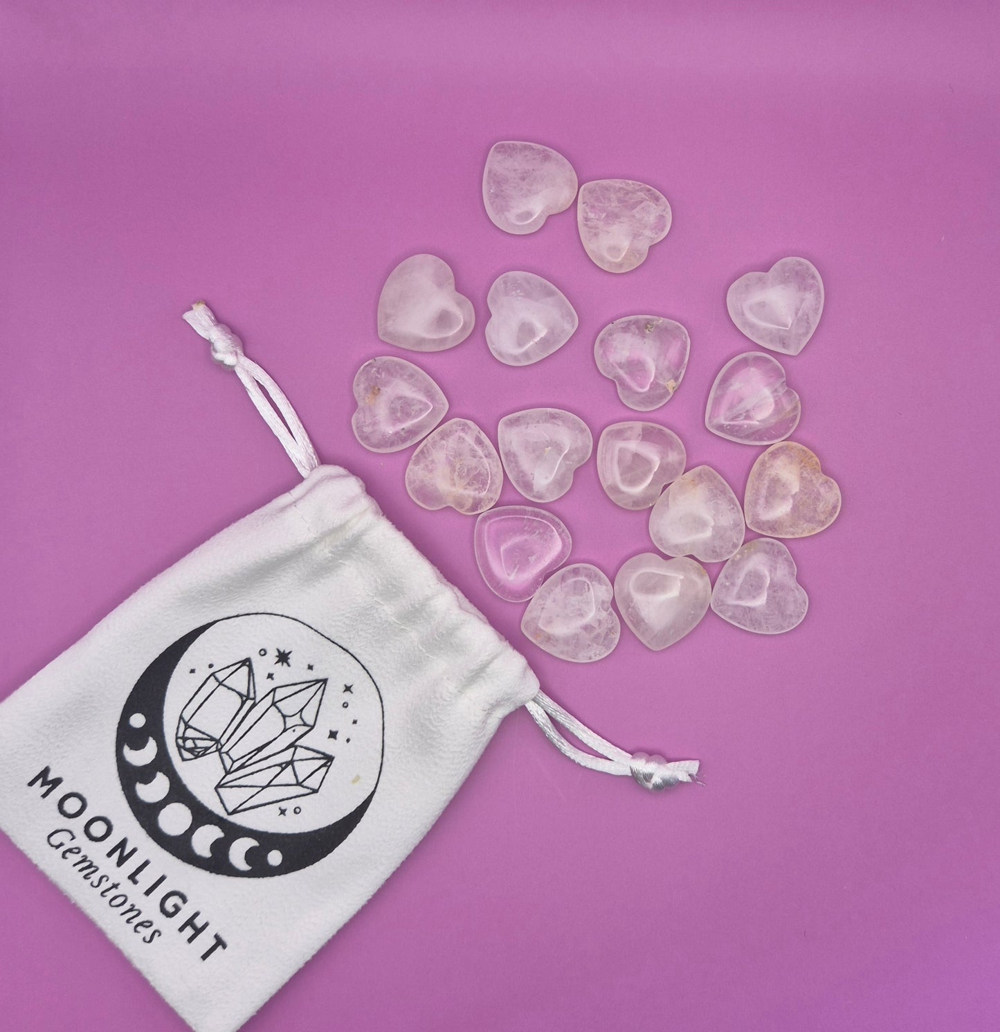 Mini-Herz - Taschenstein aus Bergkristall