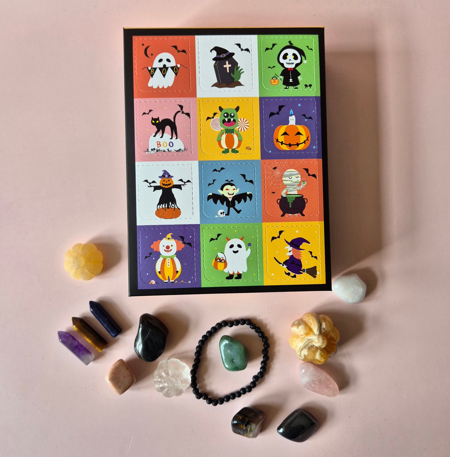 Halloween Crystal Advent Calendar – 12 Days of Halloween Surprises! 🎃🔮