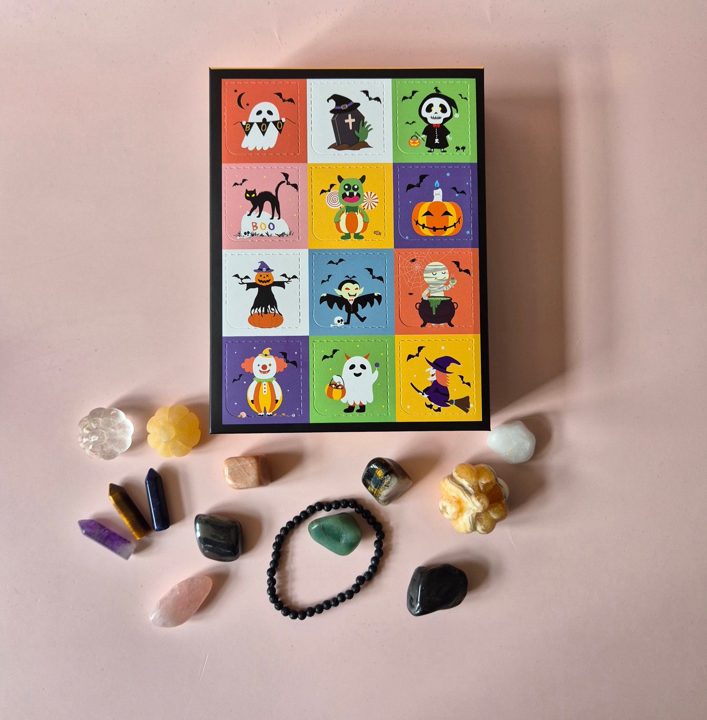 Halloween Crystal Advent Calendar – 12 Days of Halloween Surprises! 🎃🔮