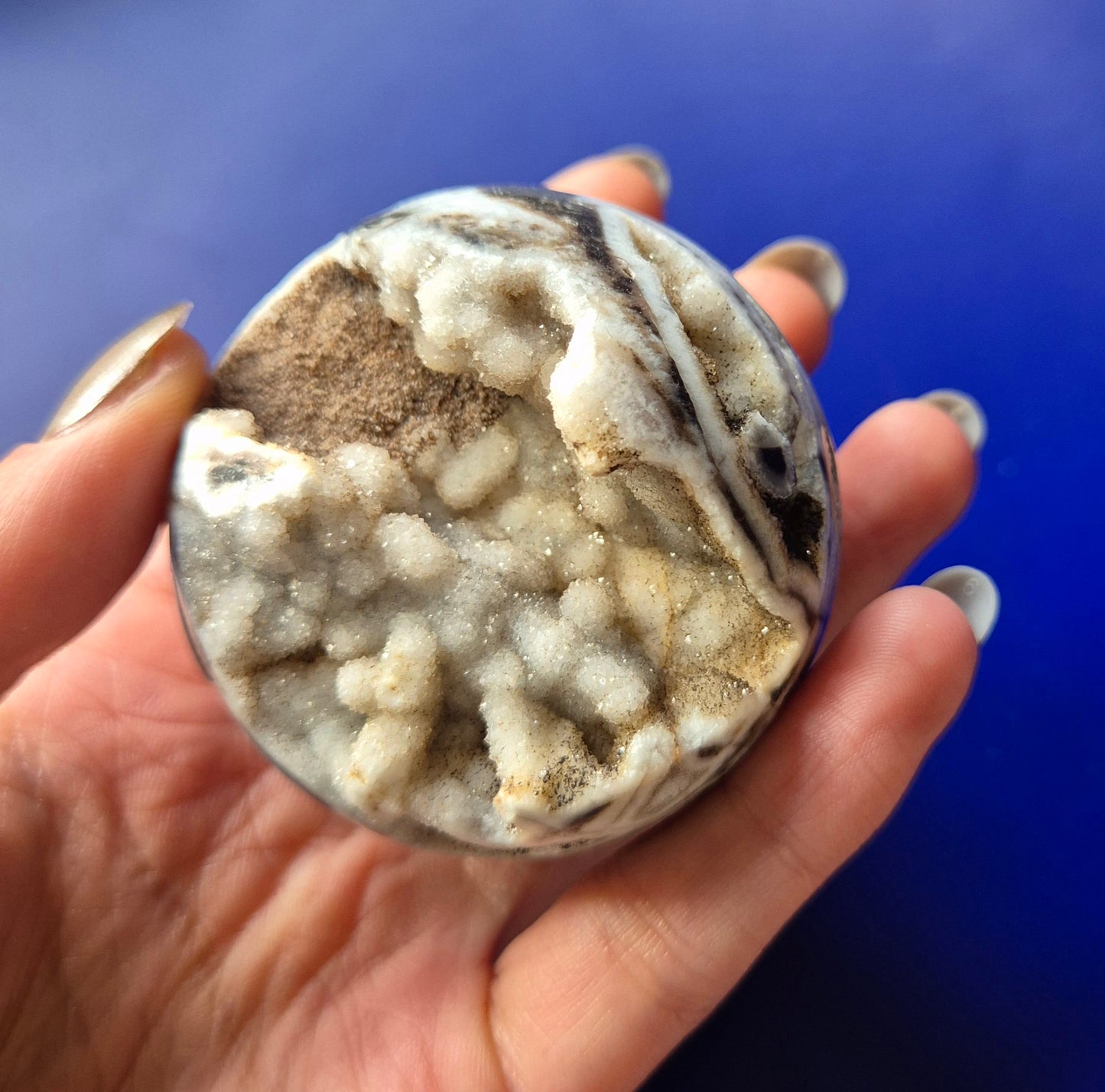 Edelsteen Druzy Sphalerite Bol Crystal Sphere