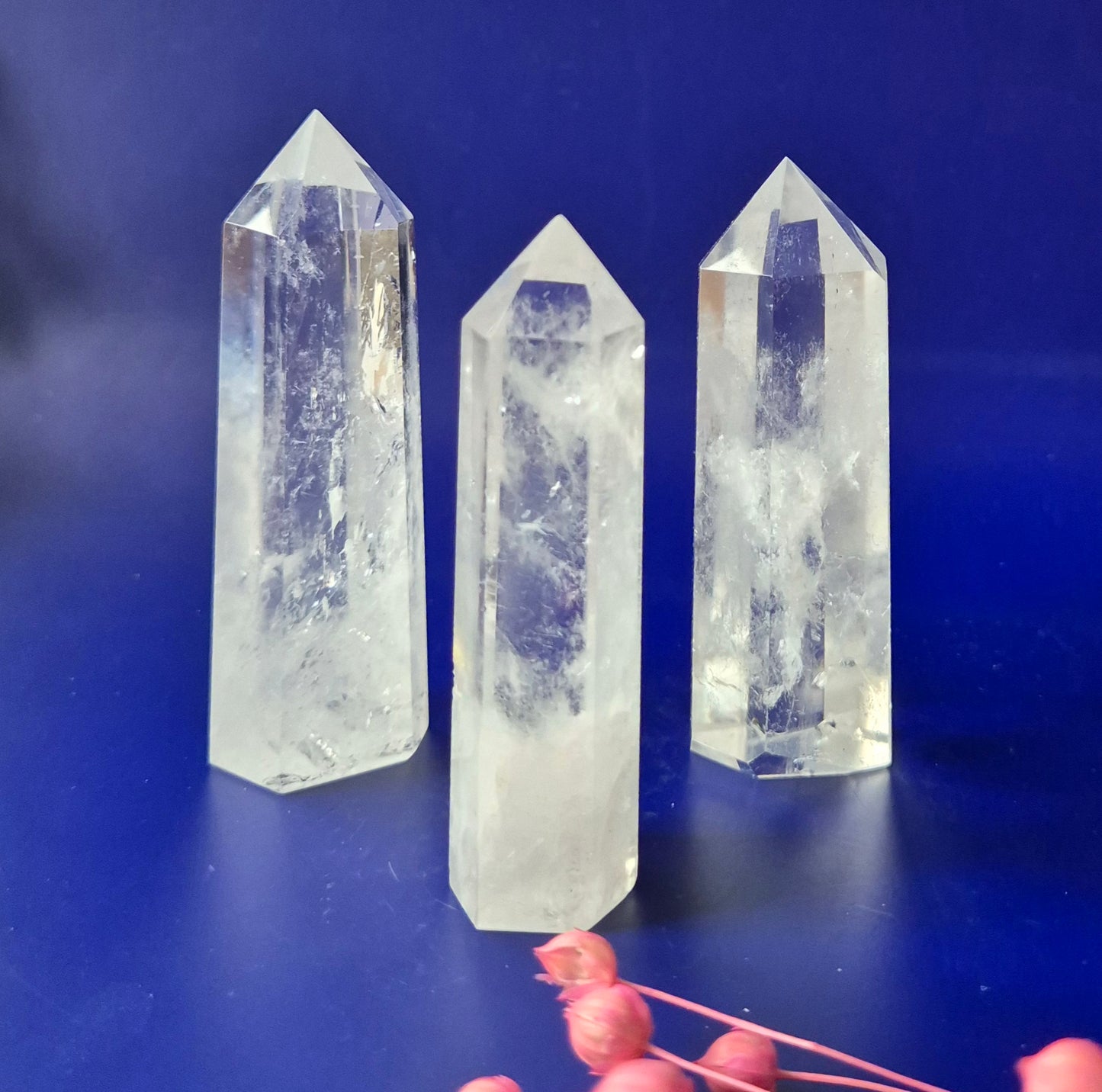A+ Heldere Kwaliteit Edelsteen Bergkristal Toren / Obelisk (Clear Quartz Tower)