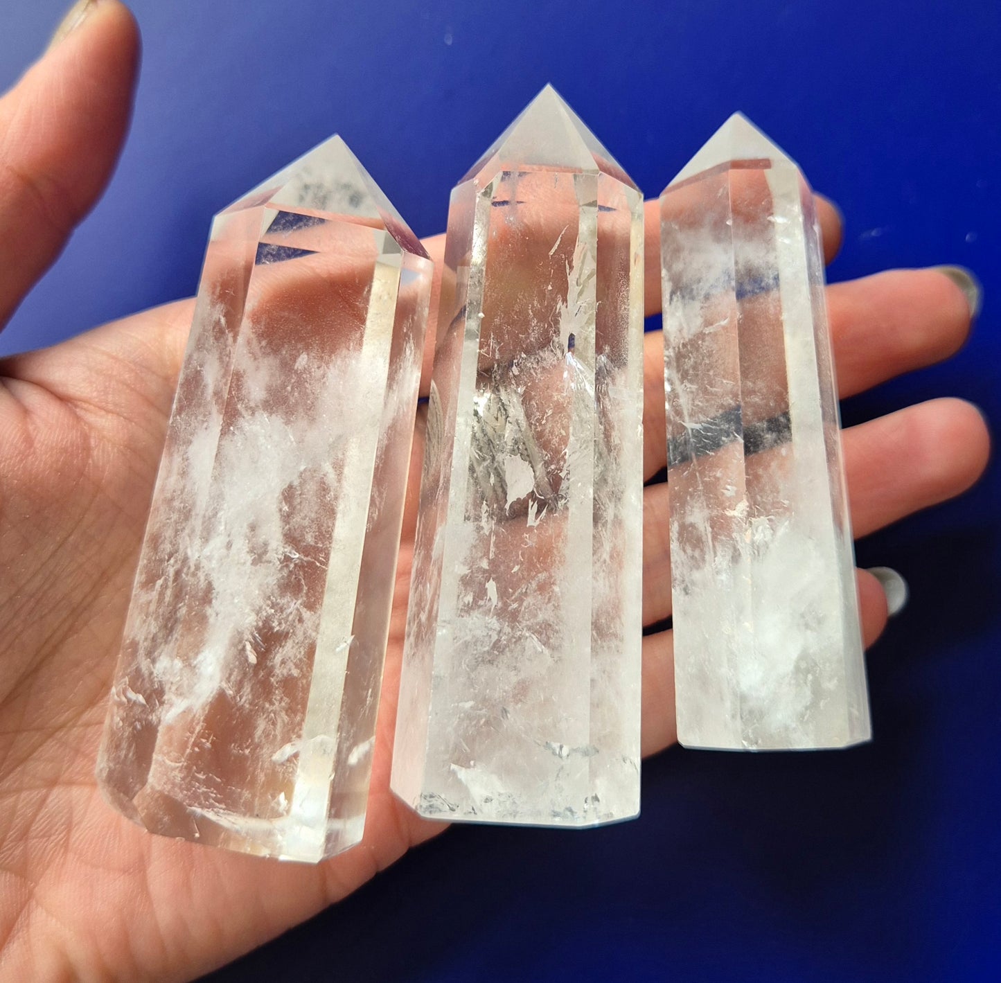 A+ Heldere Kwaliteit Edelsteen Bergkristal Toren / Obelisk (Clear Quartz Tower)