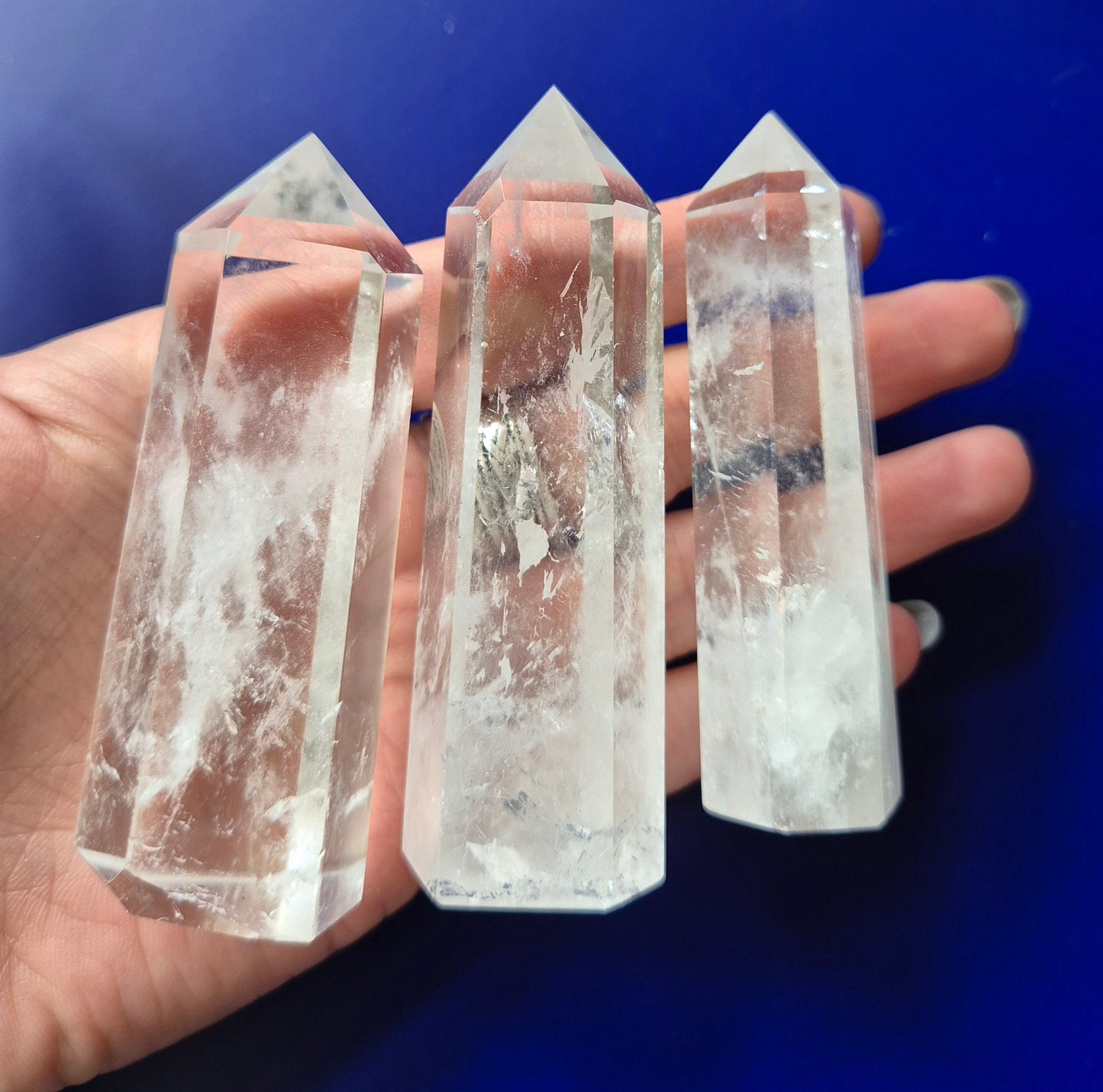 A+ Heldere Kwaliteit Edelsteen Bergkristal Toren / Obelisk (Clear Quartz Tower)