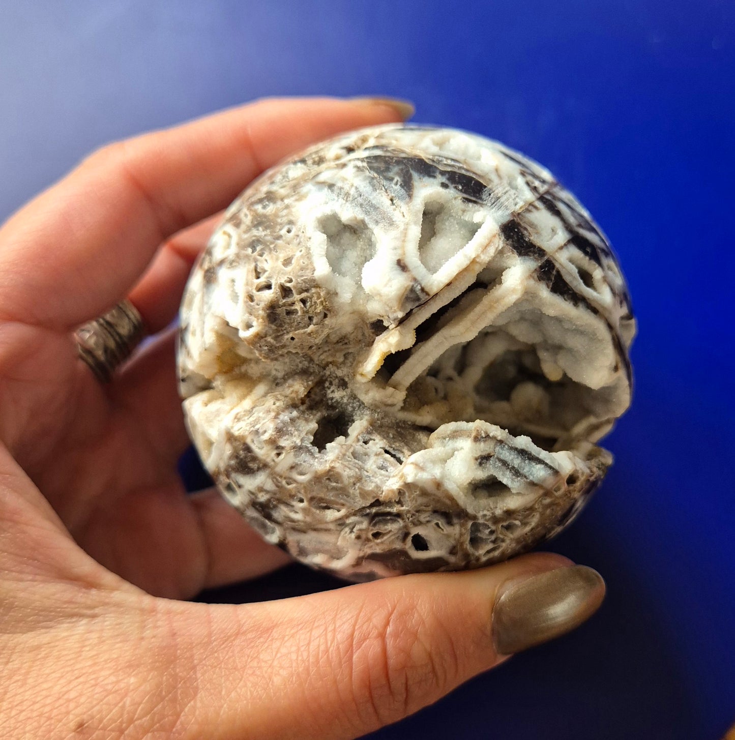 Edelsteen Druzy Sphalerite Bol Crystal Sphere