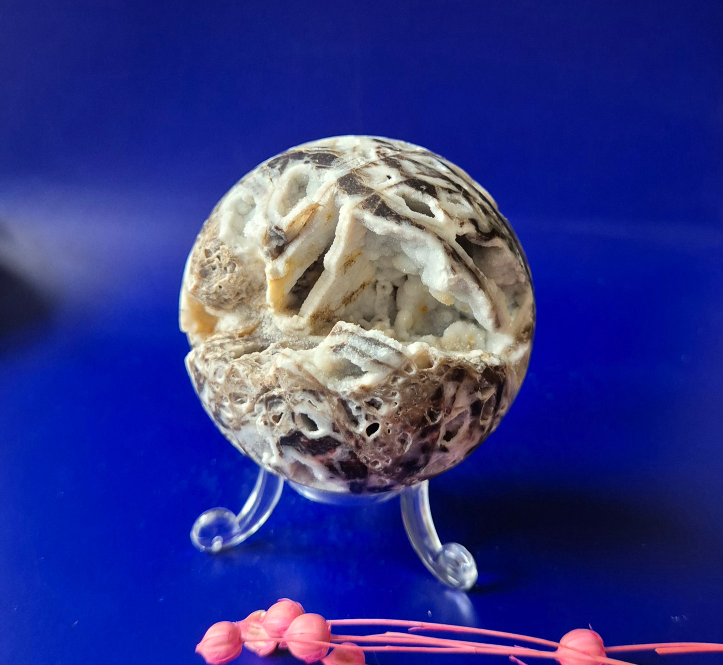 Edelsteen Druzy Sphalerite Bol Crystal Sphere