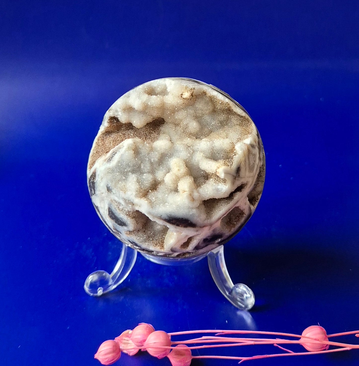 Edelsteen Druzy Sphalerite Bol Crystal Sphere