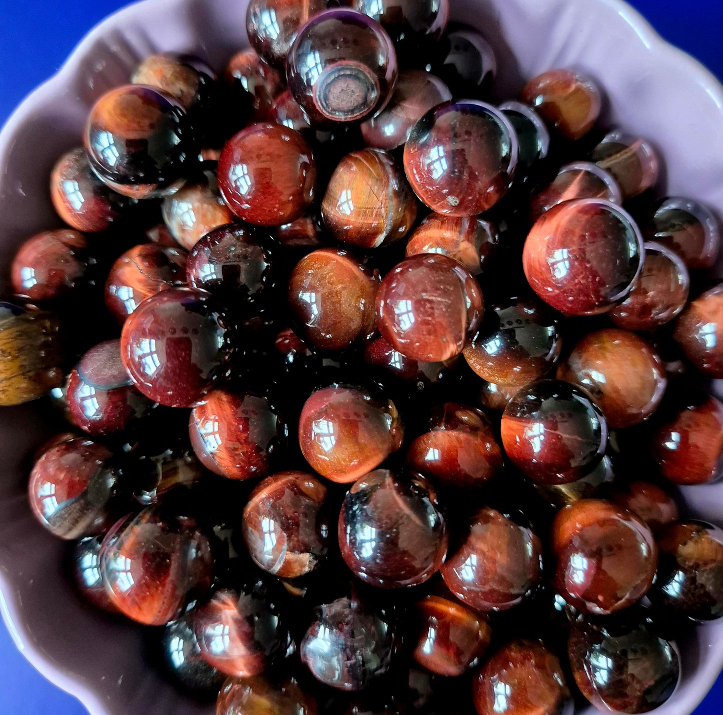 Mini Red Tiger Eye Sphere – 1-2cm