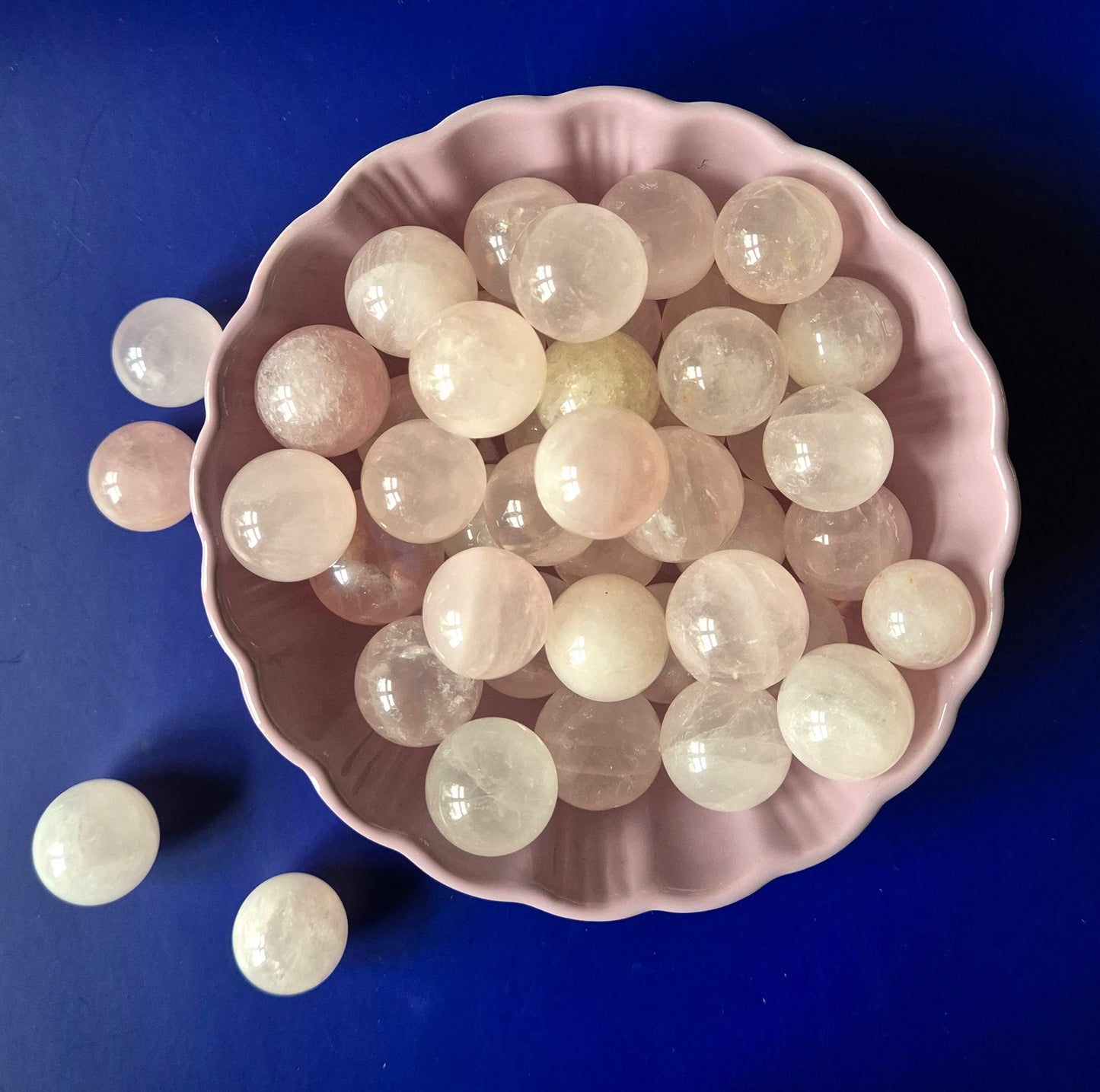 Mini Rose Quartz Sphere – 2-3cm