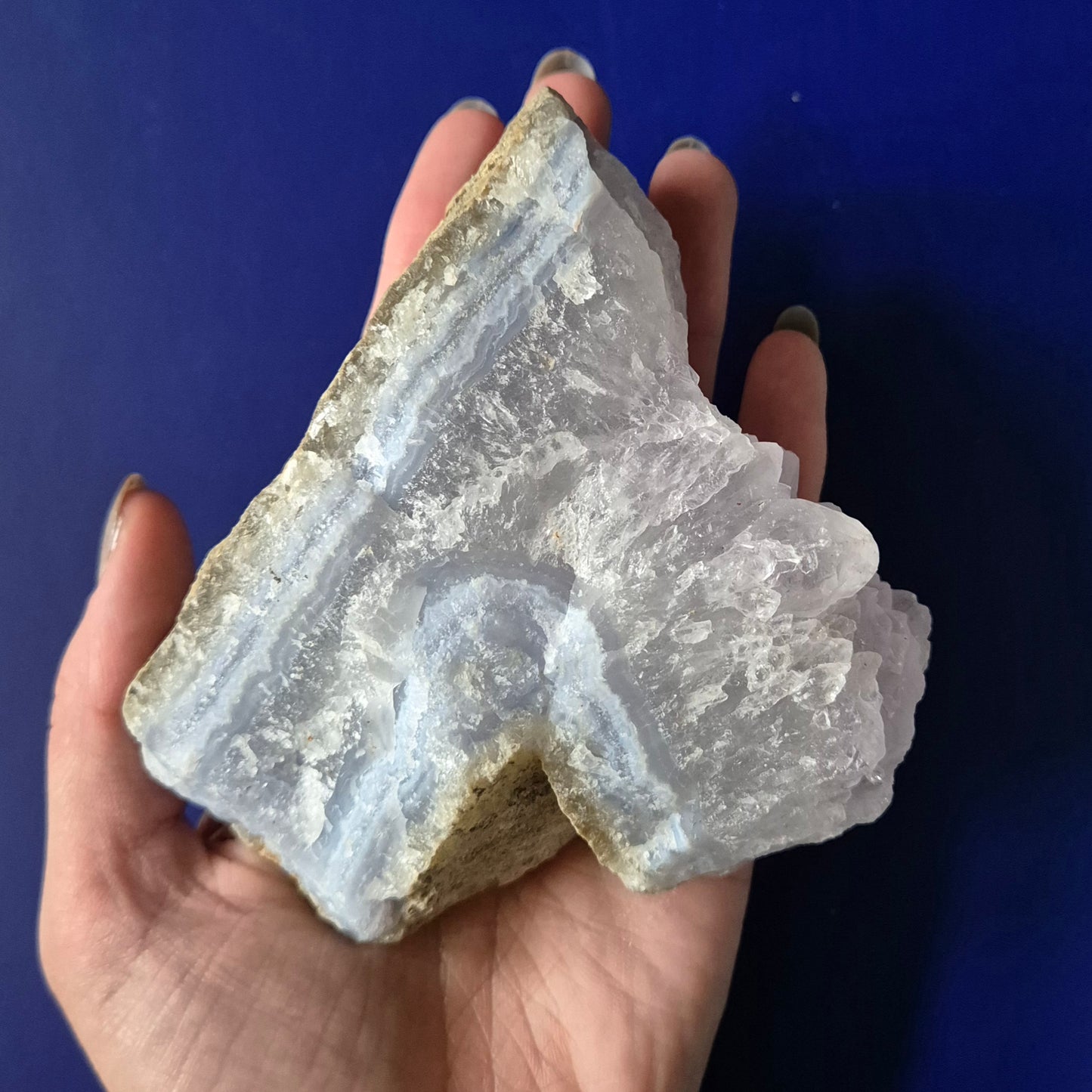 Raw Piece Blue Lace Agate