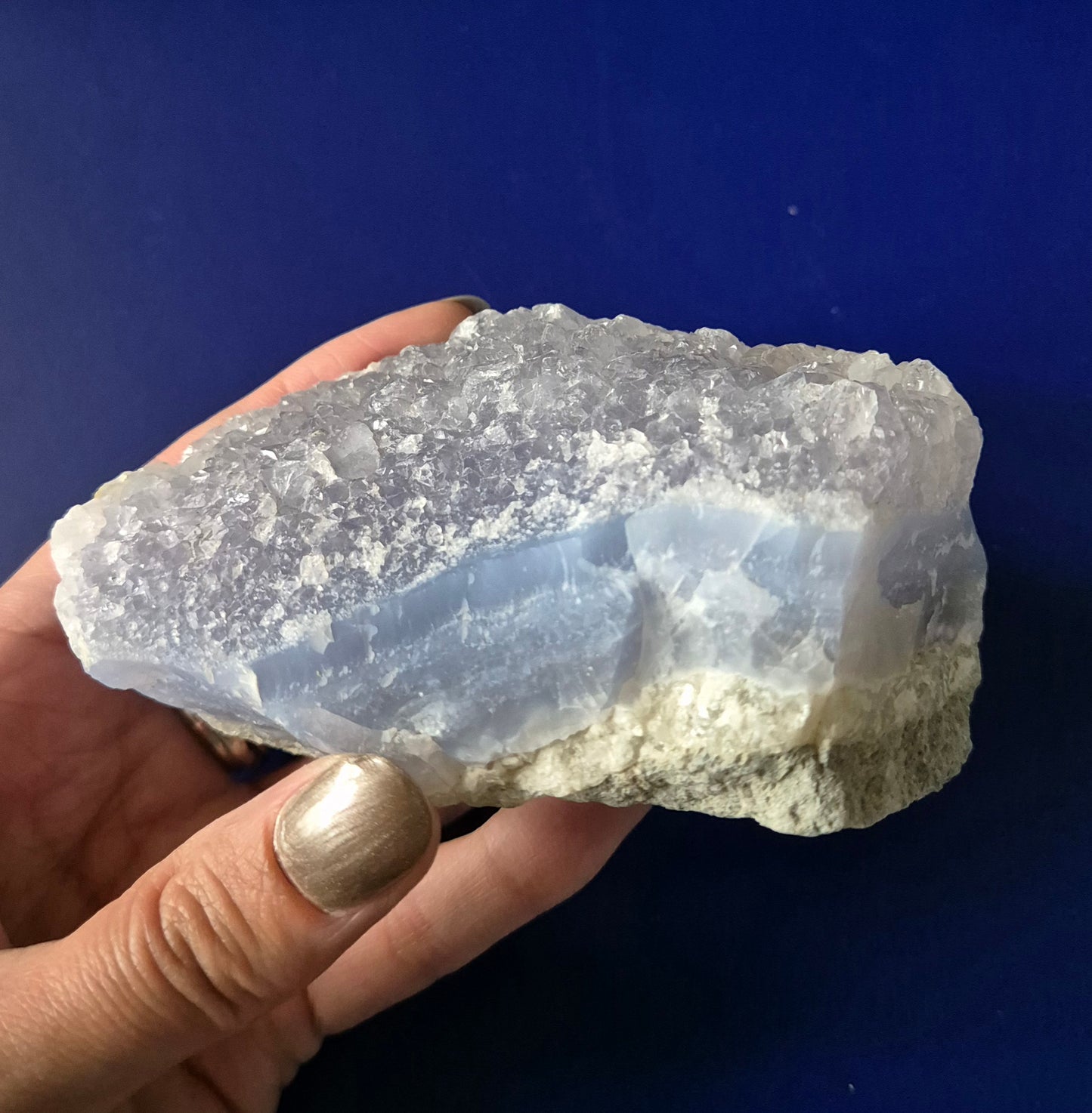 Raw Piece Blue Lace Agate