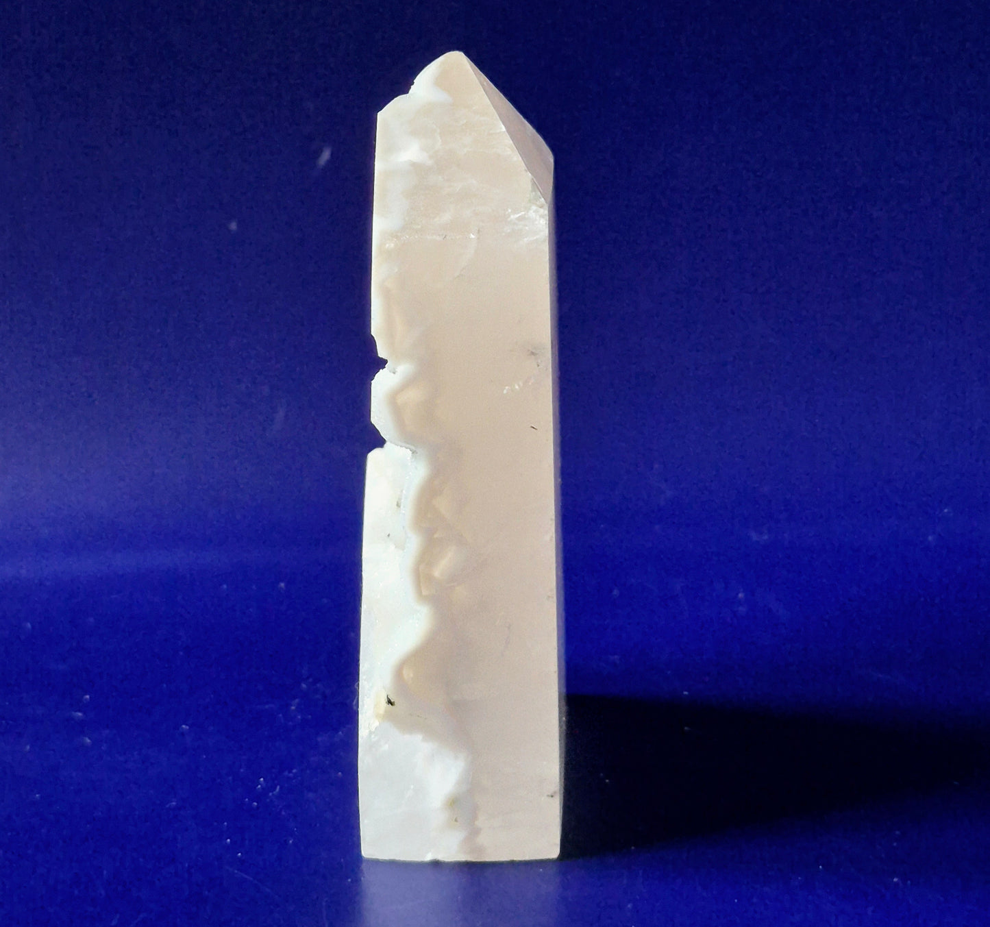 Grey Agate Druzy Tower