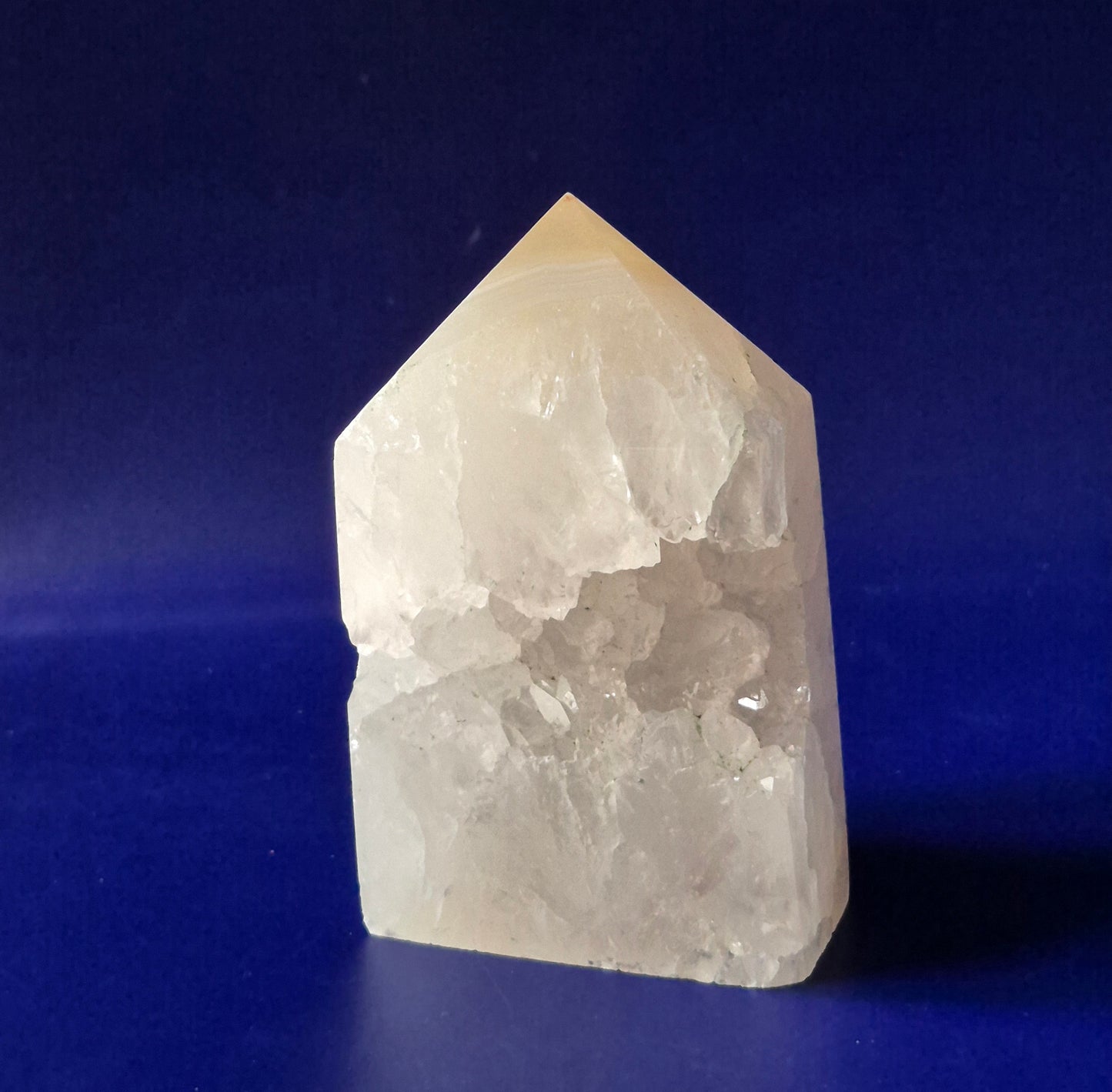 Grey Agate Druzy Tower