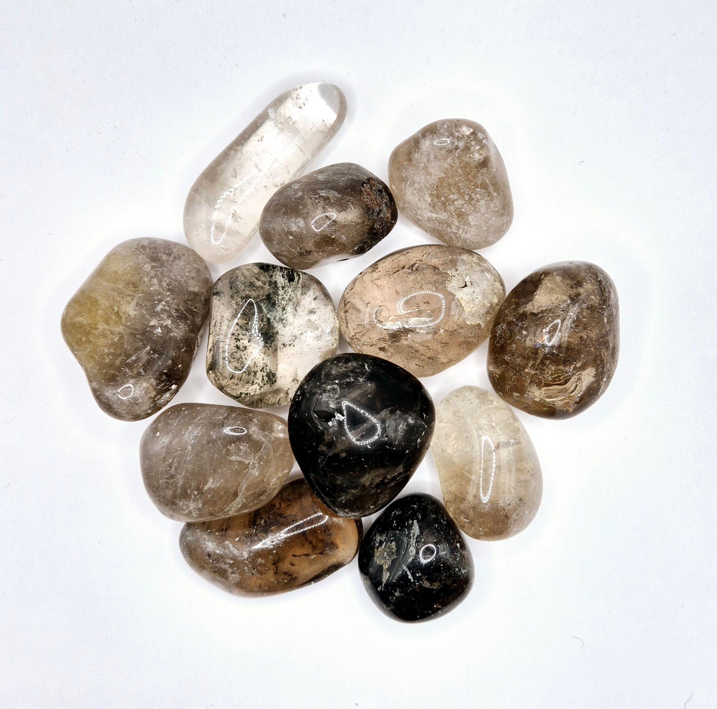 Crystal Smoky Quartz A Quality Tumbled Gemstone 3-4cm