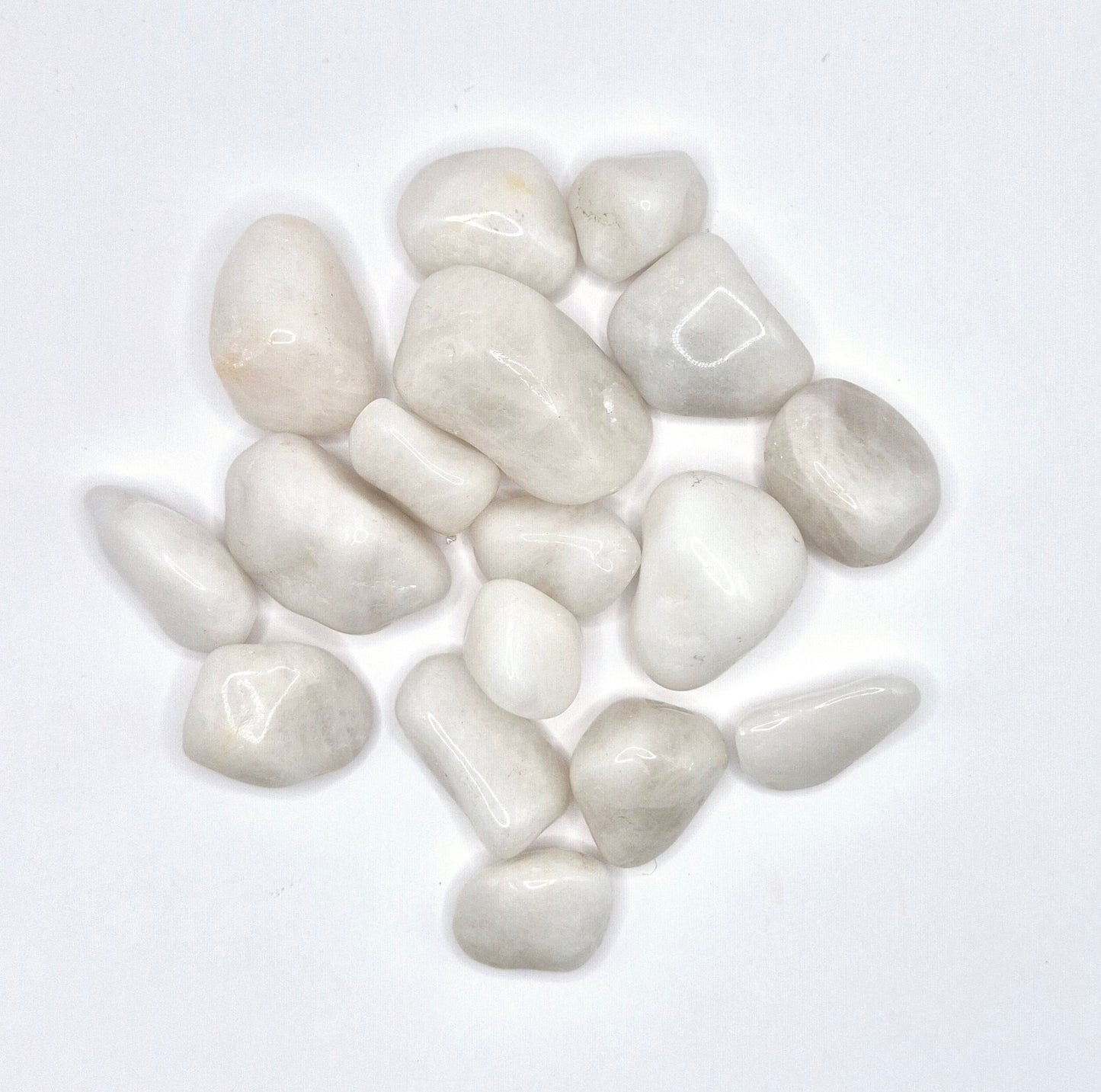 Crystal Milk Quartz A Quality Tumbled Gemstone 3-4cm