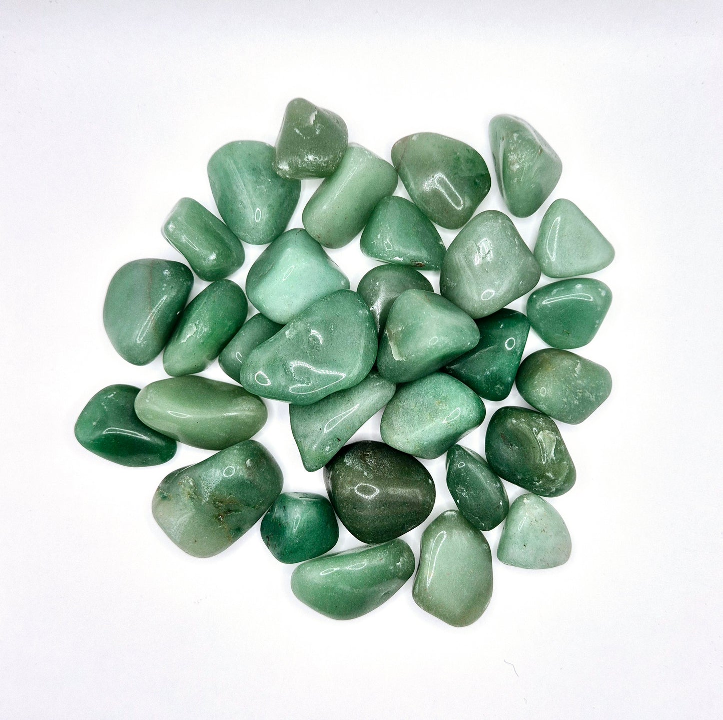 Crystal Green Quartz A Quality Tumbled Gemstone 2-4cm