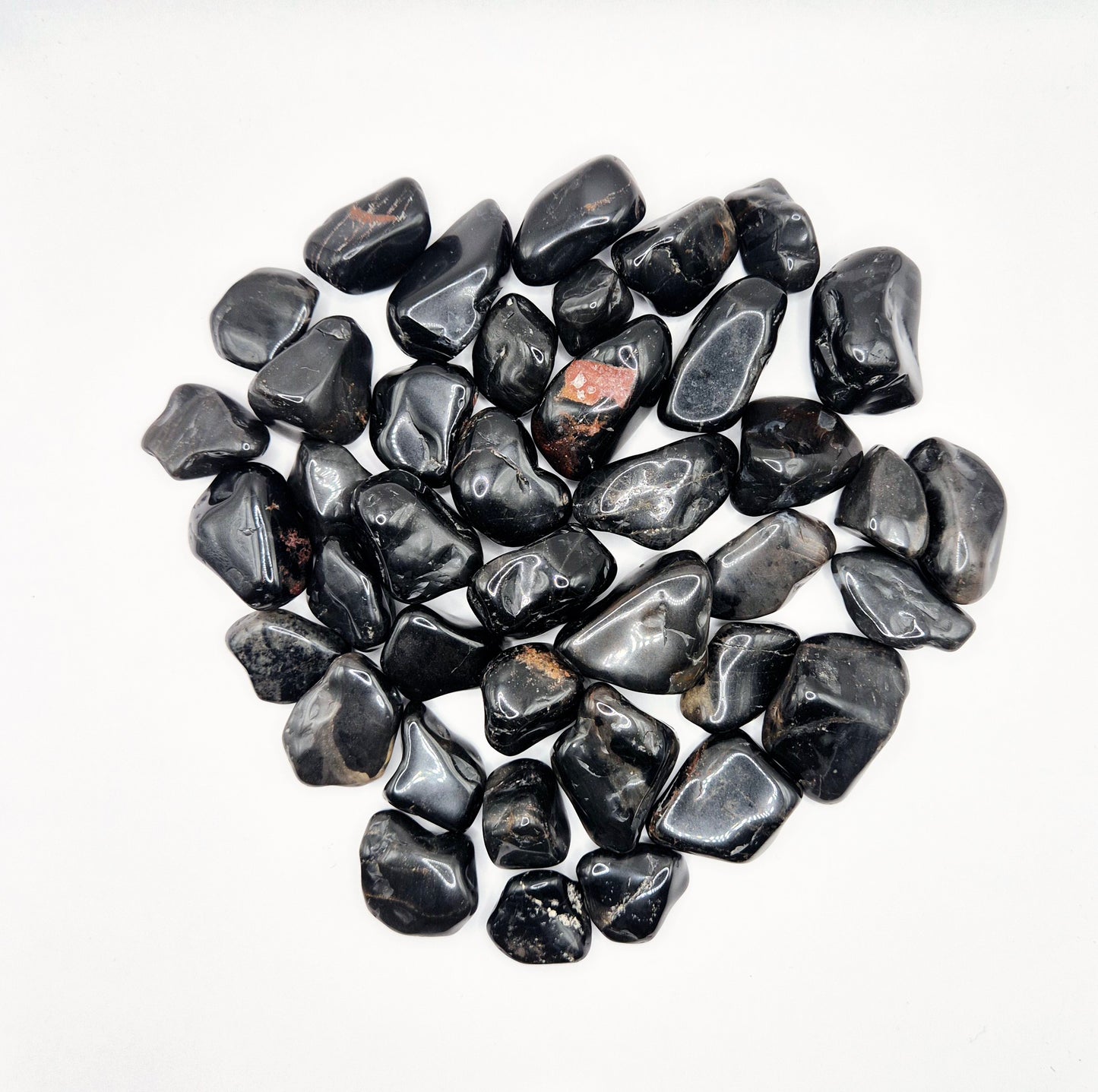 Crystal Black Onyx - A-Kwaliteit Trommelsteen Zwarte Onyx (3-4 cm)