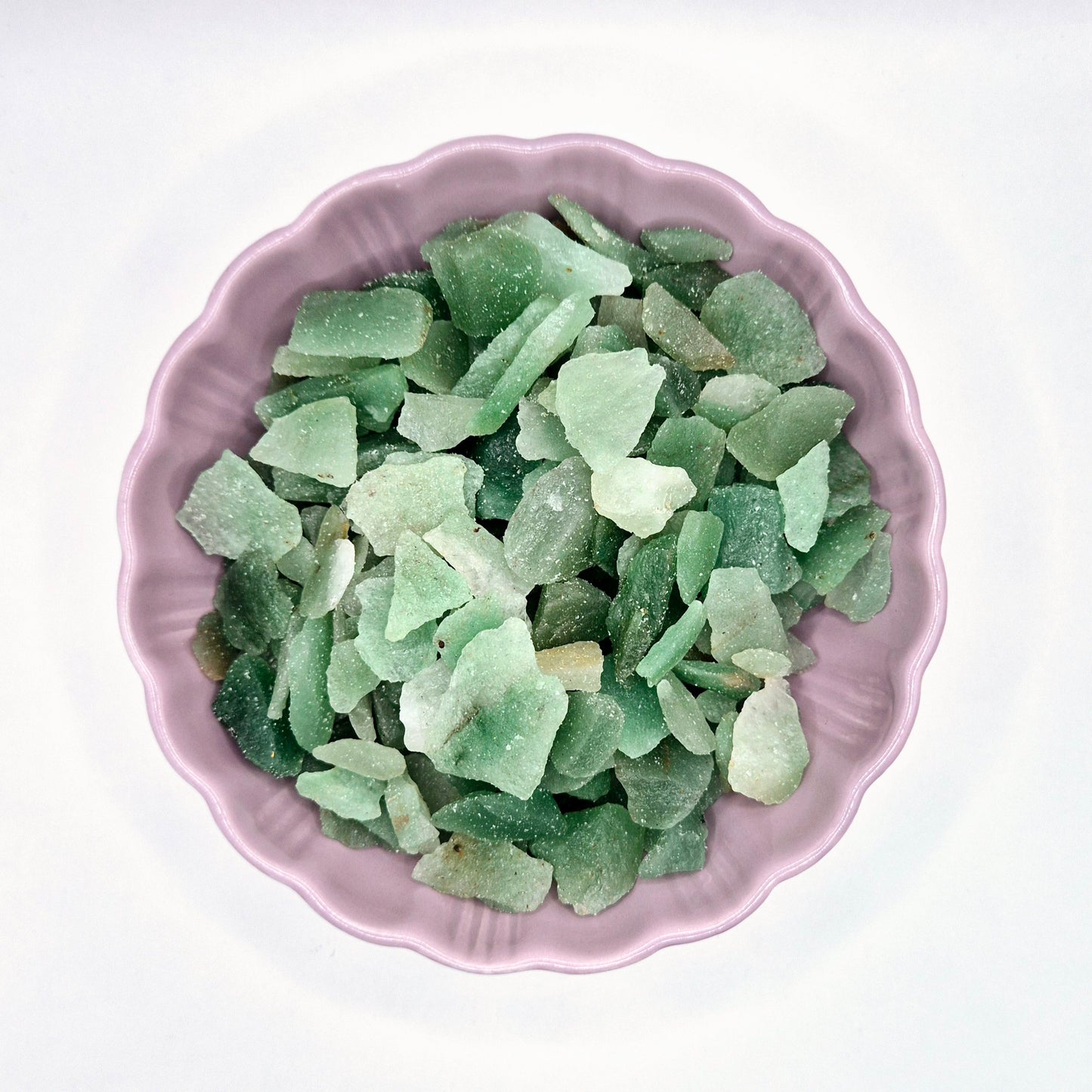 Crystal Green Quartz Raw Chips Gemstone 0,5-1,5cm