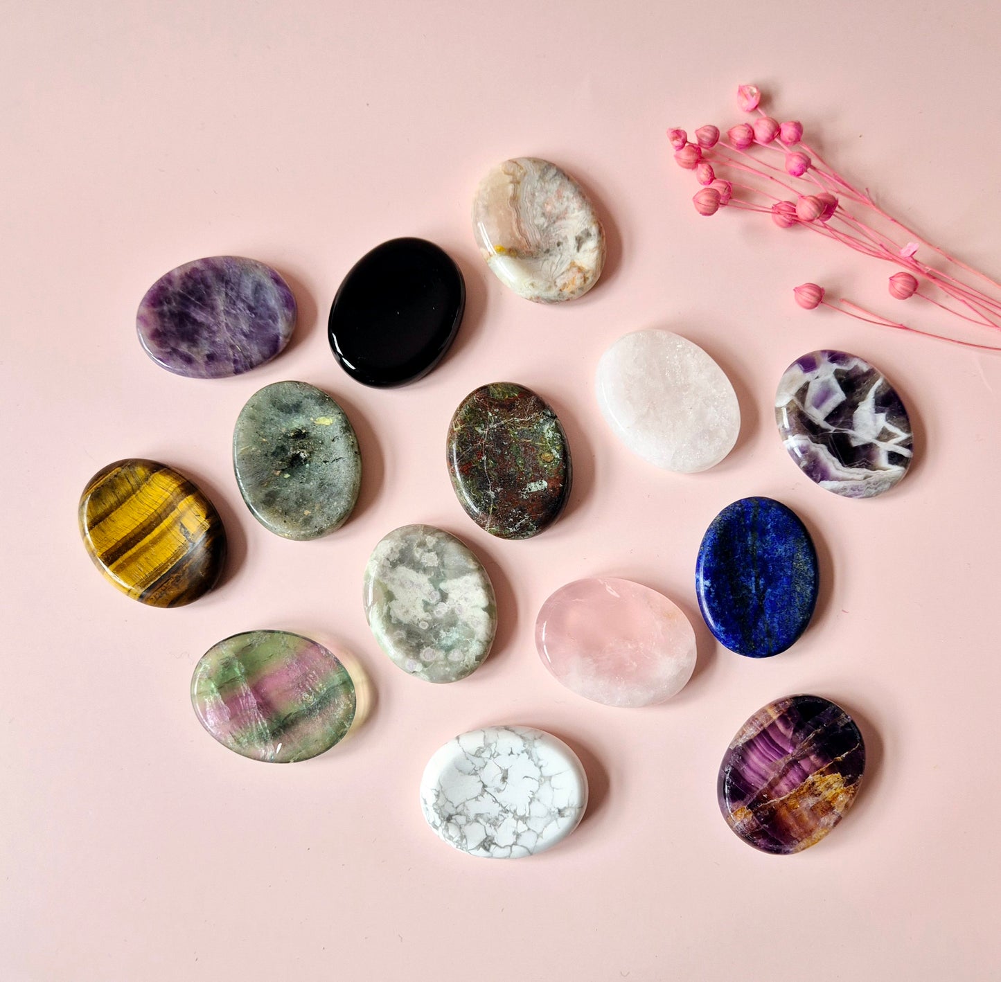 Dragon Blood (Dragon Blood Jasper) Worry Stone – Thumb Stone for Peace and Balance