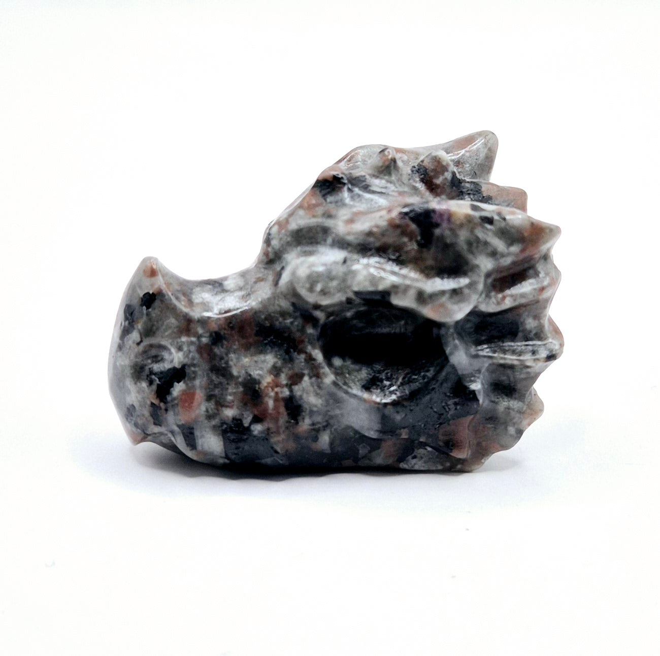 Draken Schedel van Edelsteen (4 cm) - Yooperliet Dragon Skull