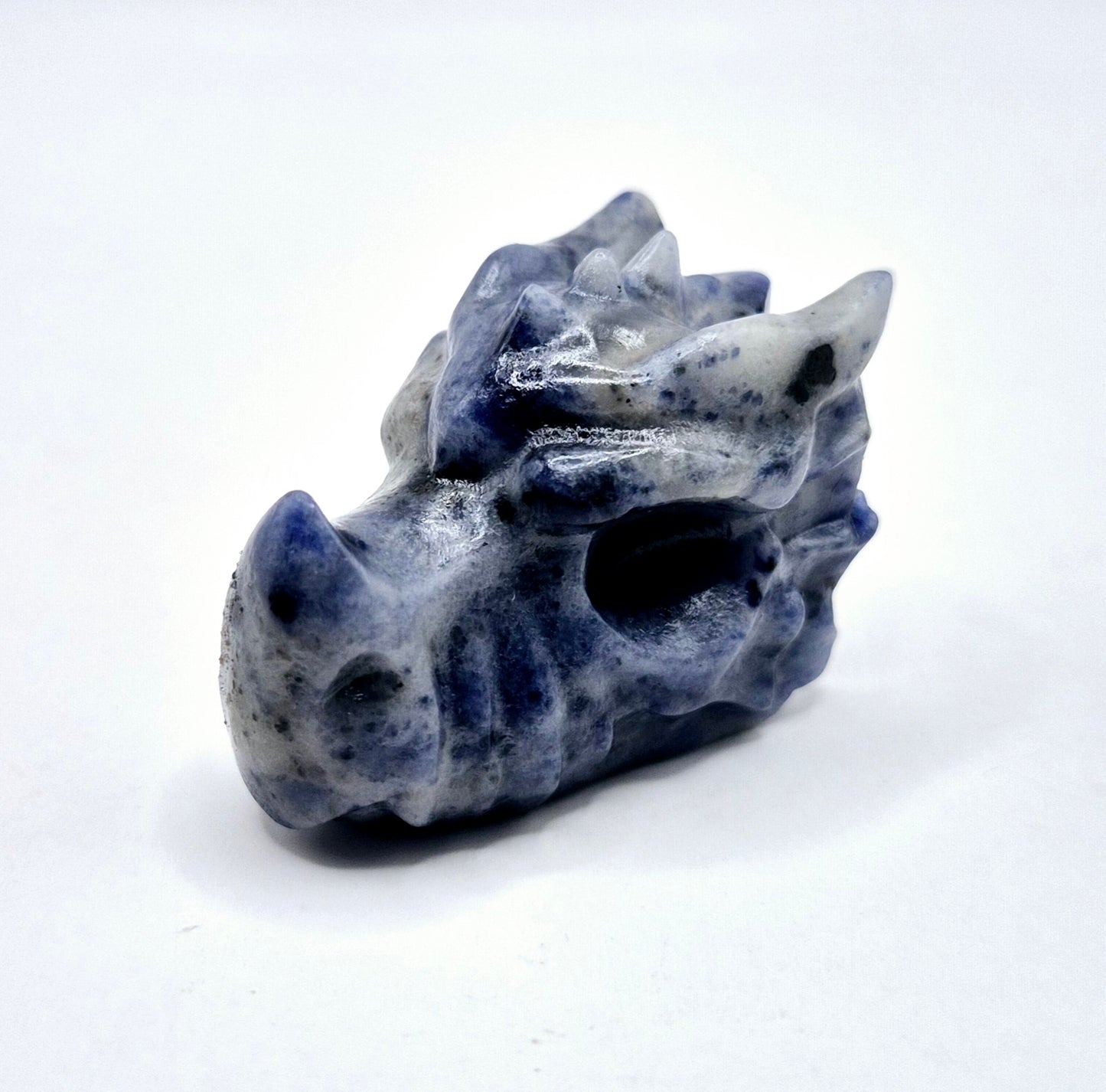 Dragon Skull Gemstone (4 cm) - Sodalite Dragon Skull