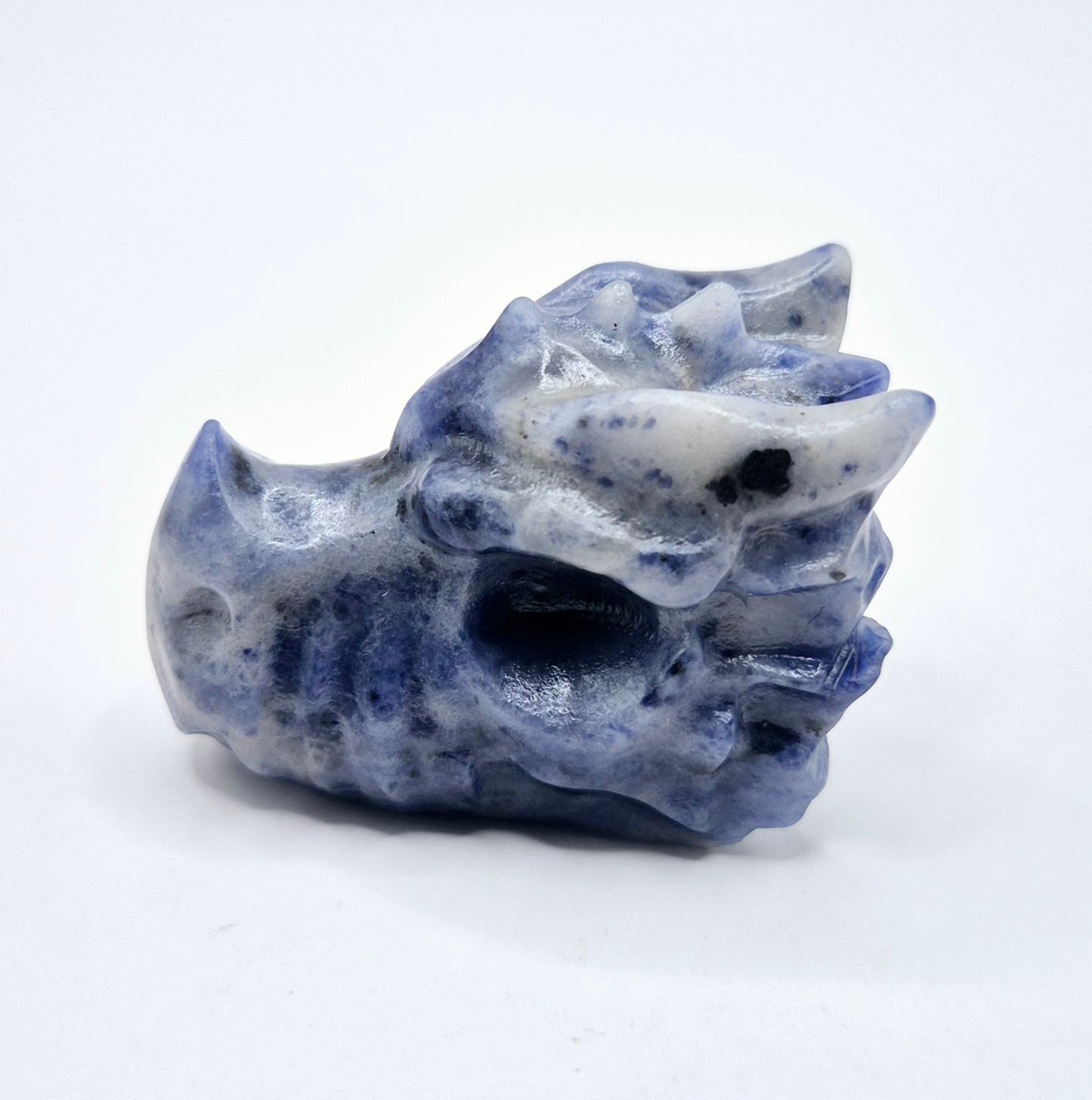 Dragon Skull Gemstone (4 cm) - Sodalite Dragon Skull