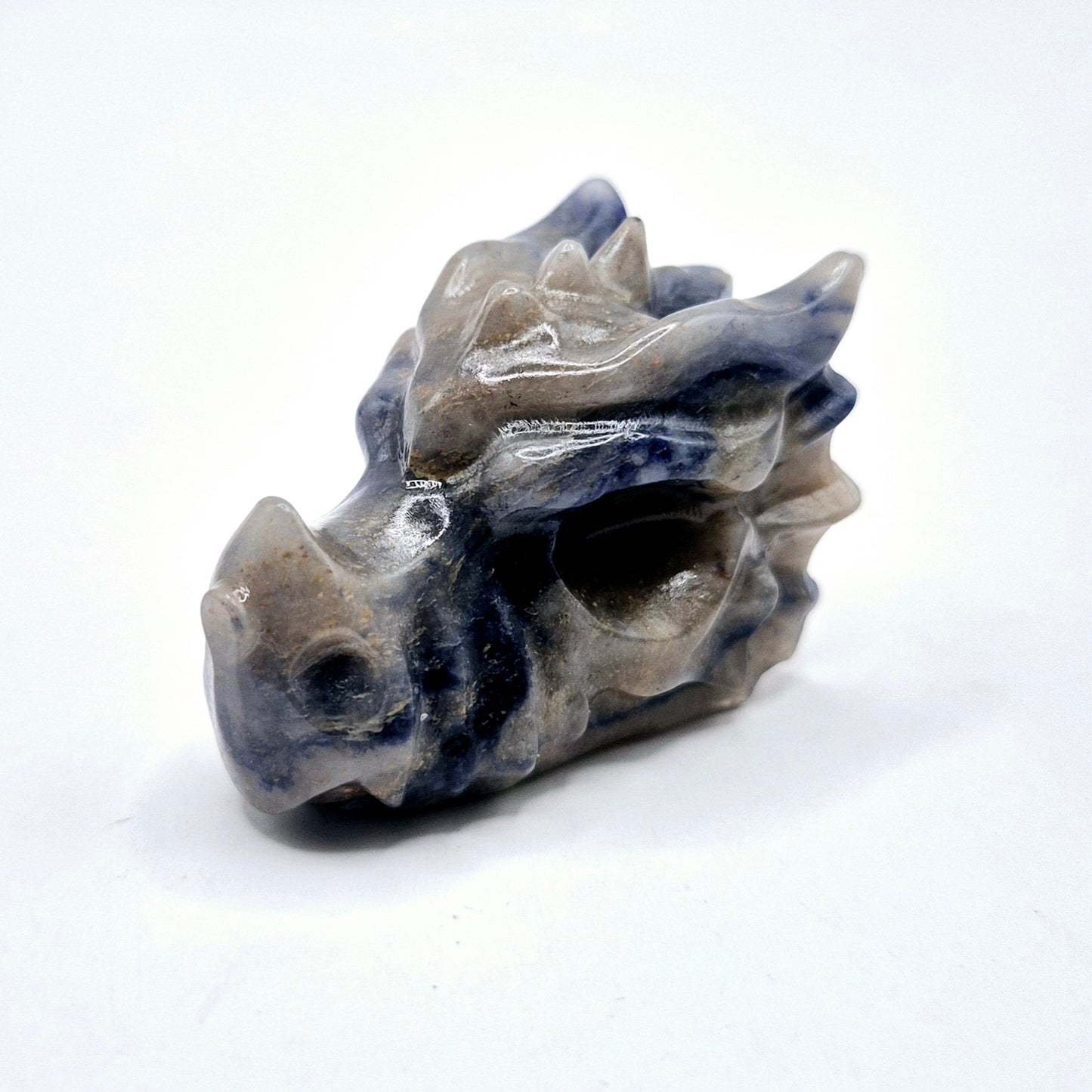 Dragon Skull Gemstone (4 cm) - Sodalite Dragon Skull