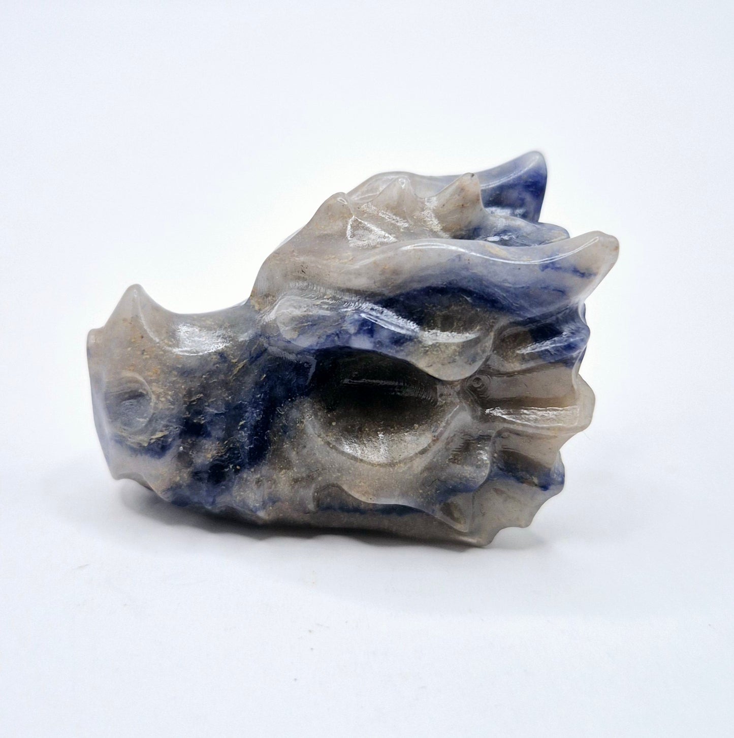 Dragon Skull Gemstone (4 cm) - Sodalite Dragon Skull