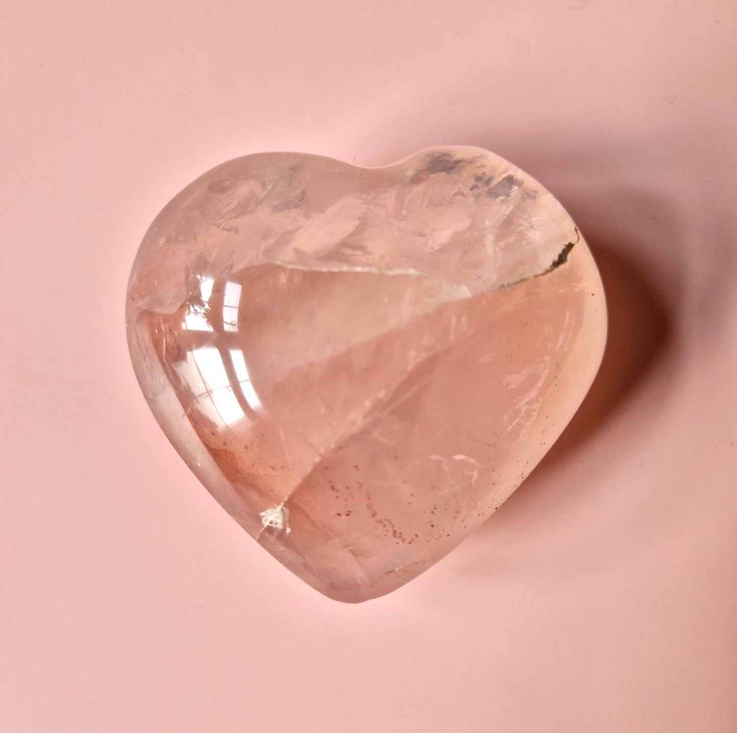 Edelsteen Grote Fire Quartz Harten (Het Perfecte Valentijnscadeau) Hematoïde Kwarts