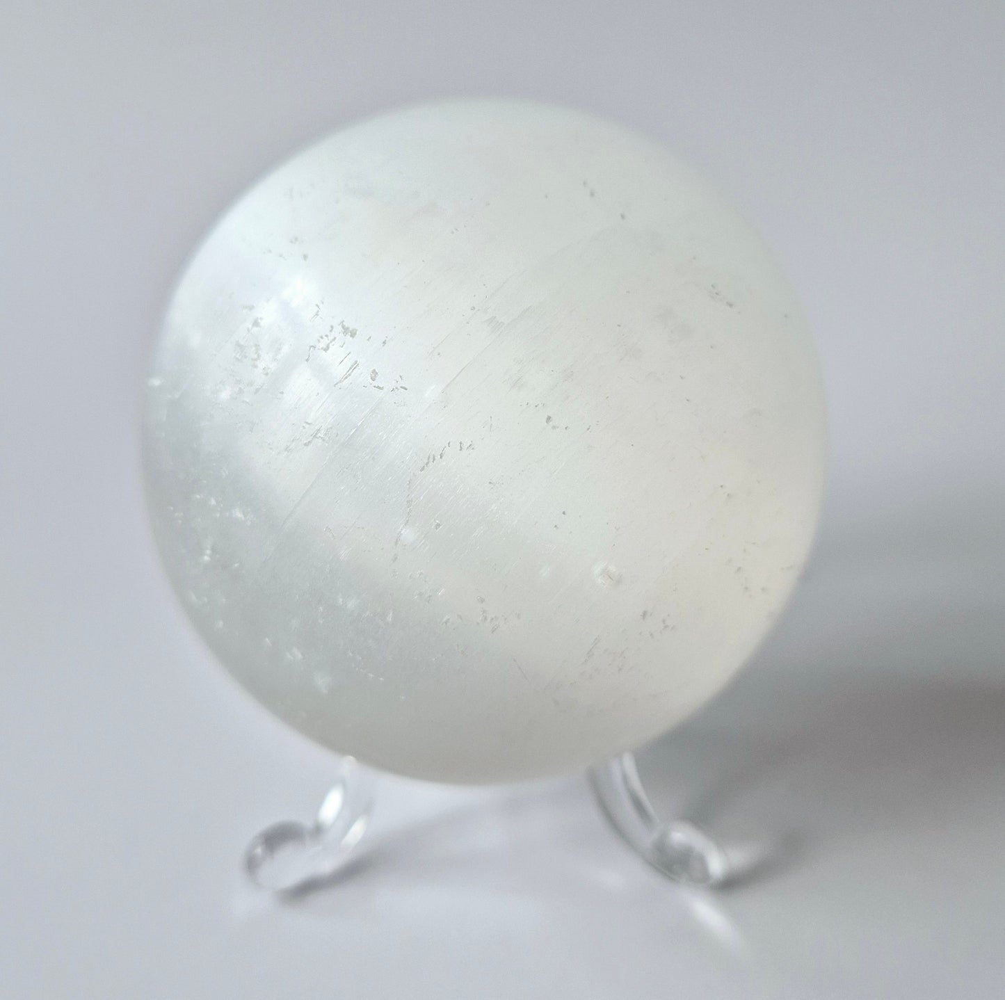 Crystal Ball Selenite 70mm Gemstone Crystal Sphere - 436 grams