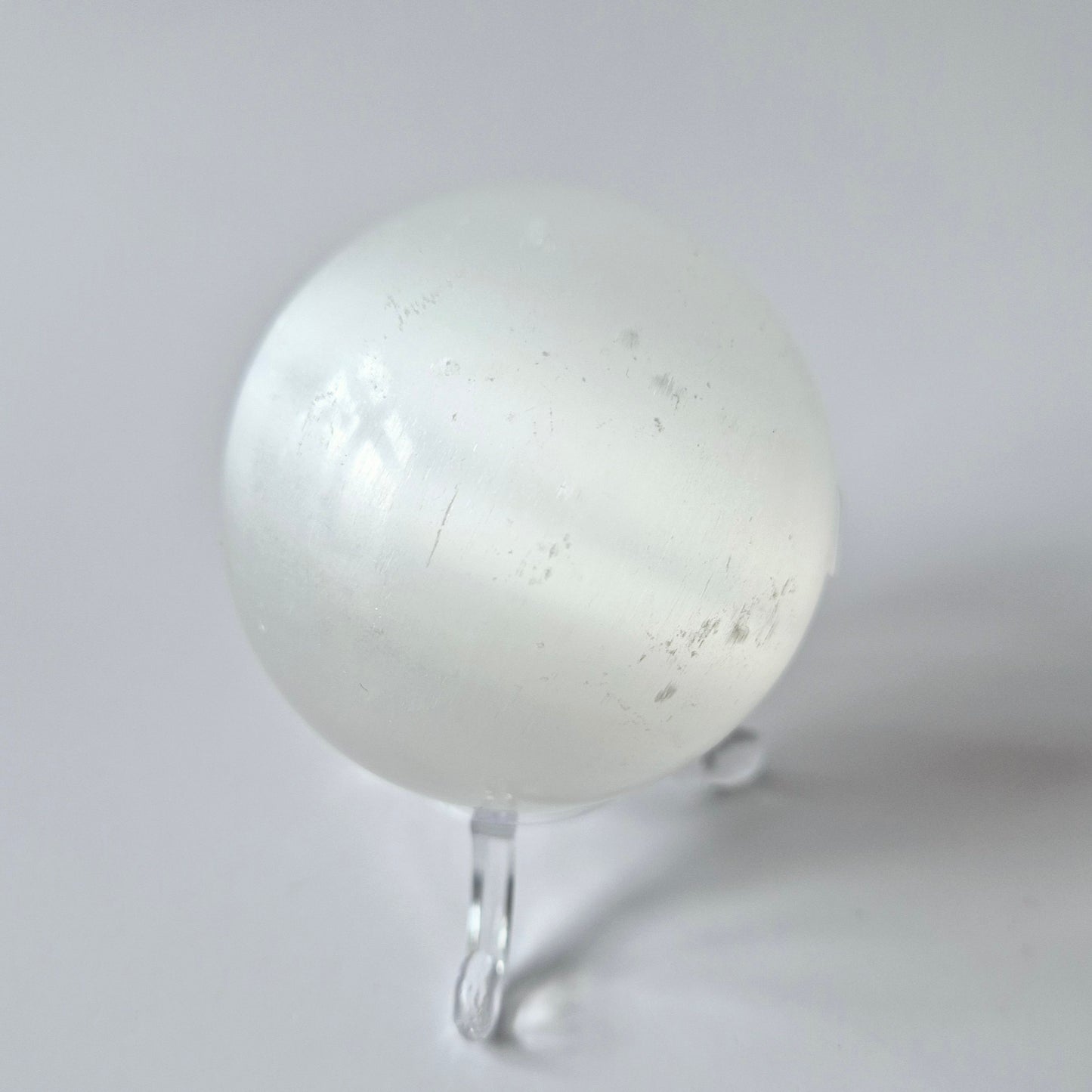 Crystal Ball Selenite 70mm Gemstone Crystal Sphere - 436 grams
