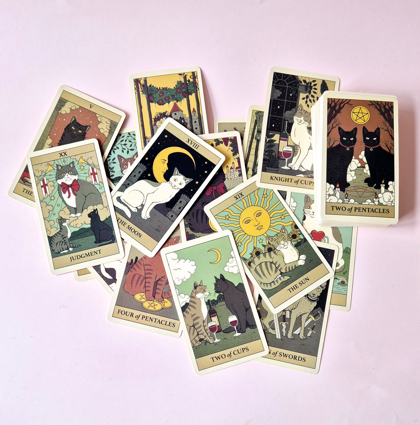 Cats Rule The Earth Tarot - 78 Card Deck voor katten liefhebbers