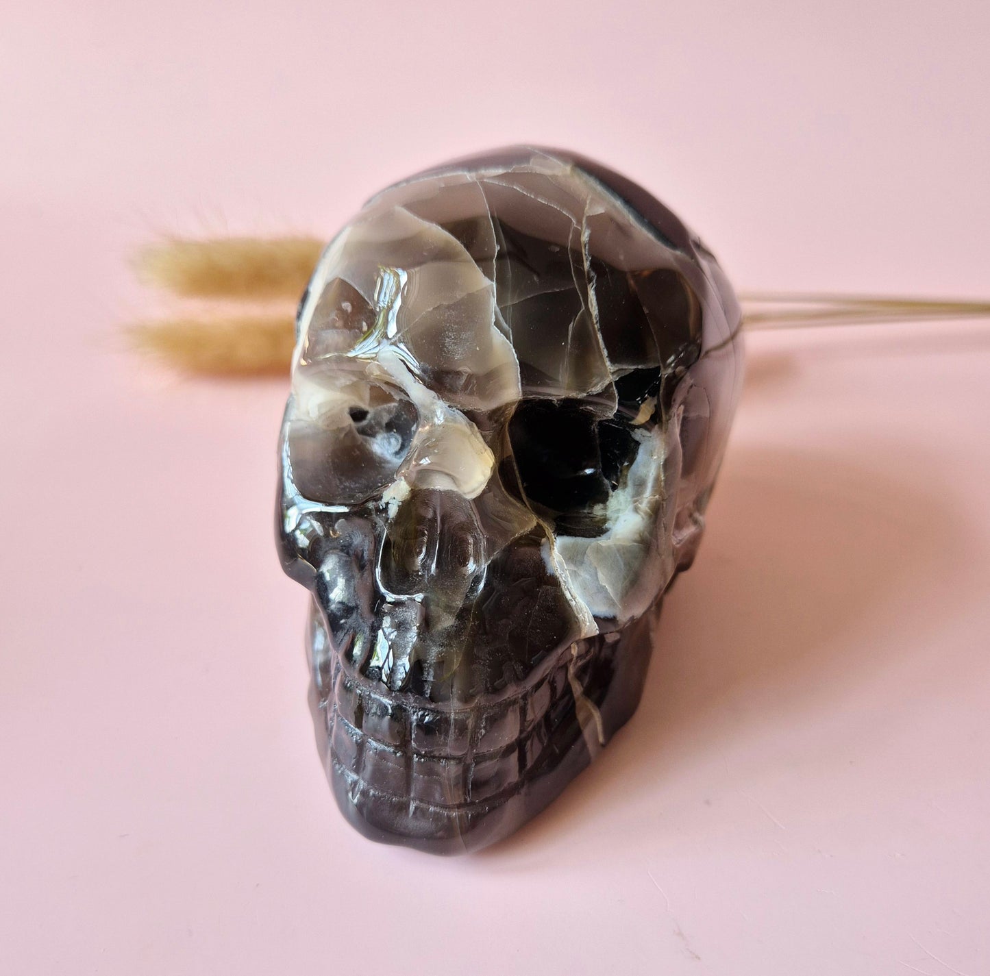 Gemstone Purple Mica Dragon Skull | Mysticism, Intuition & Powerful Protection Dragon Skull