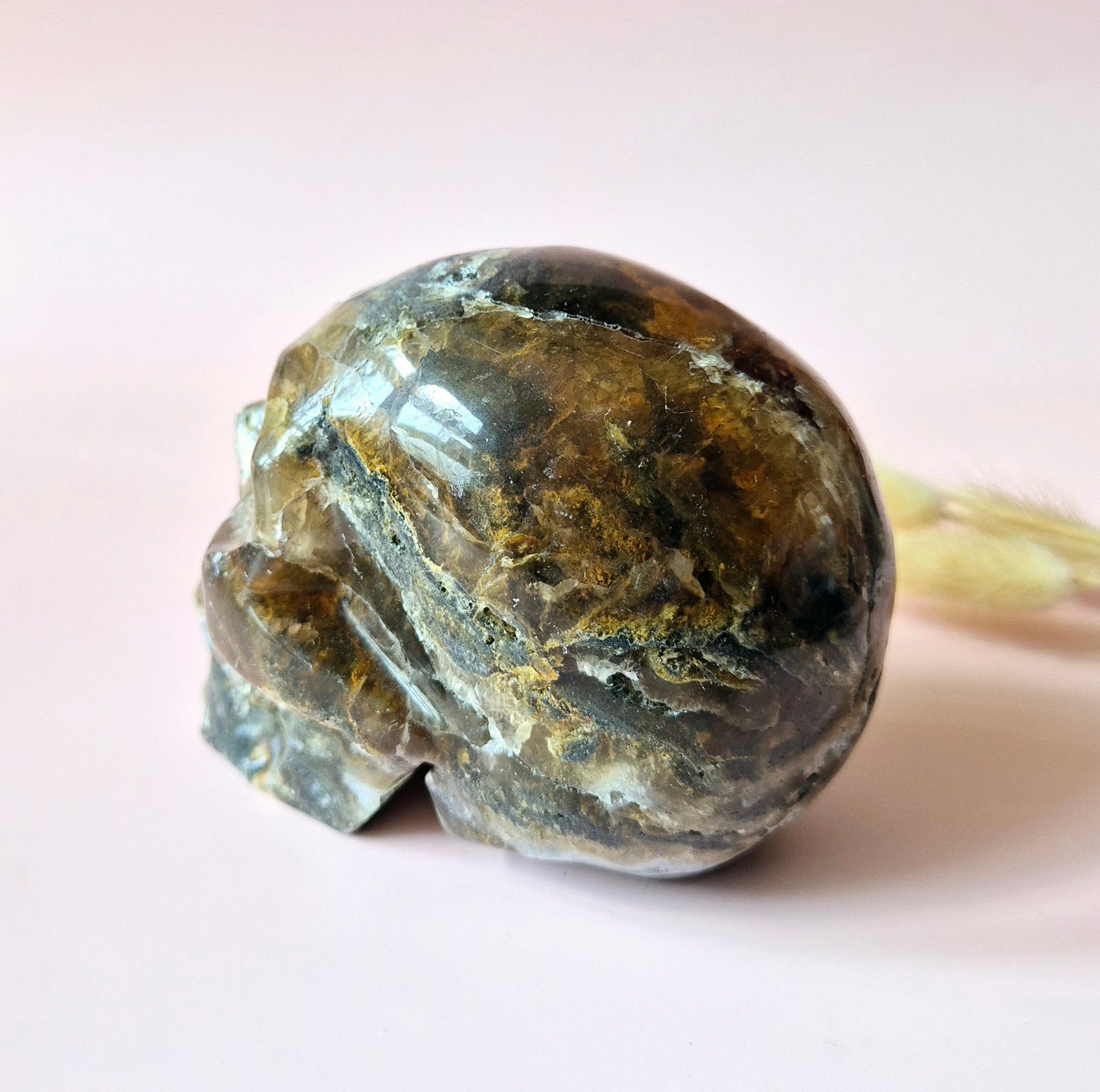 XXL Edelsteen Druzy Skull Fluoriet Schedel - #3 926gram